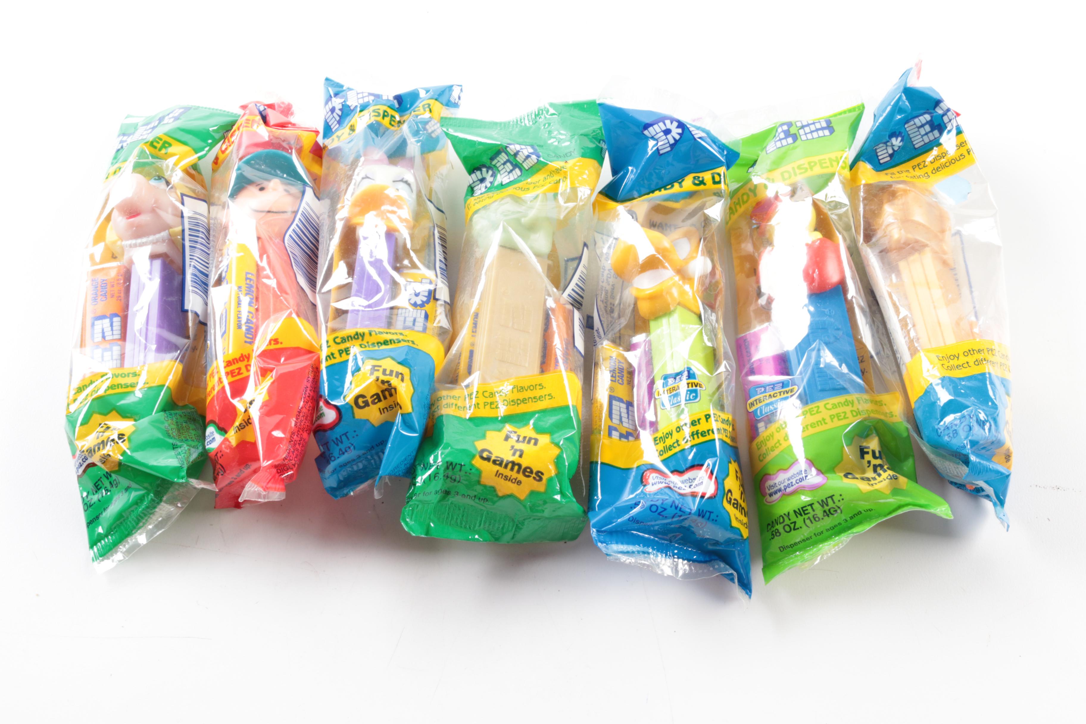 Vintage Pez Dispensers Including Disney Characters