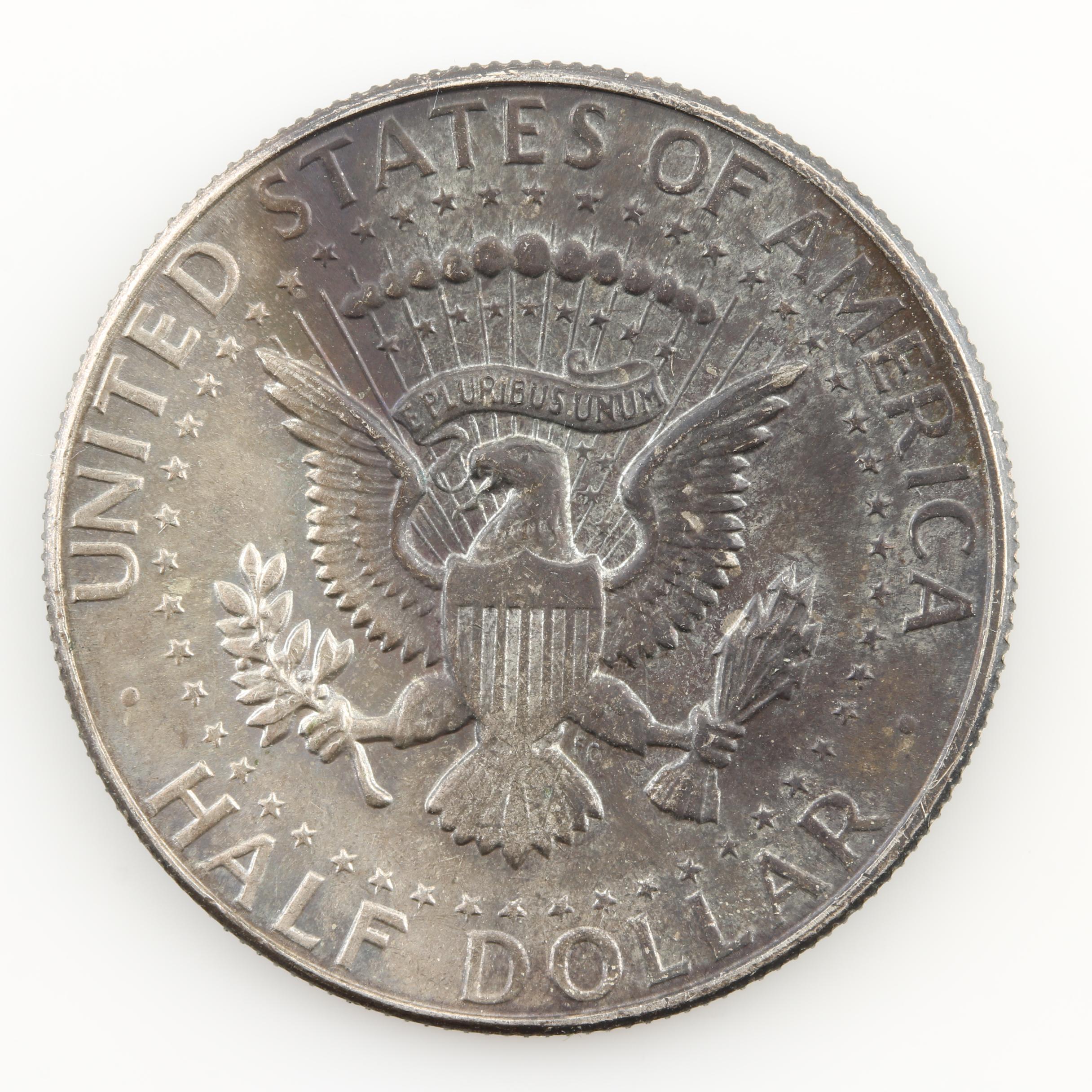 Group of 6 JFK Silver Clad Dollars