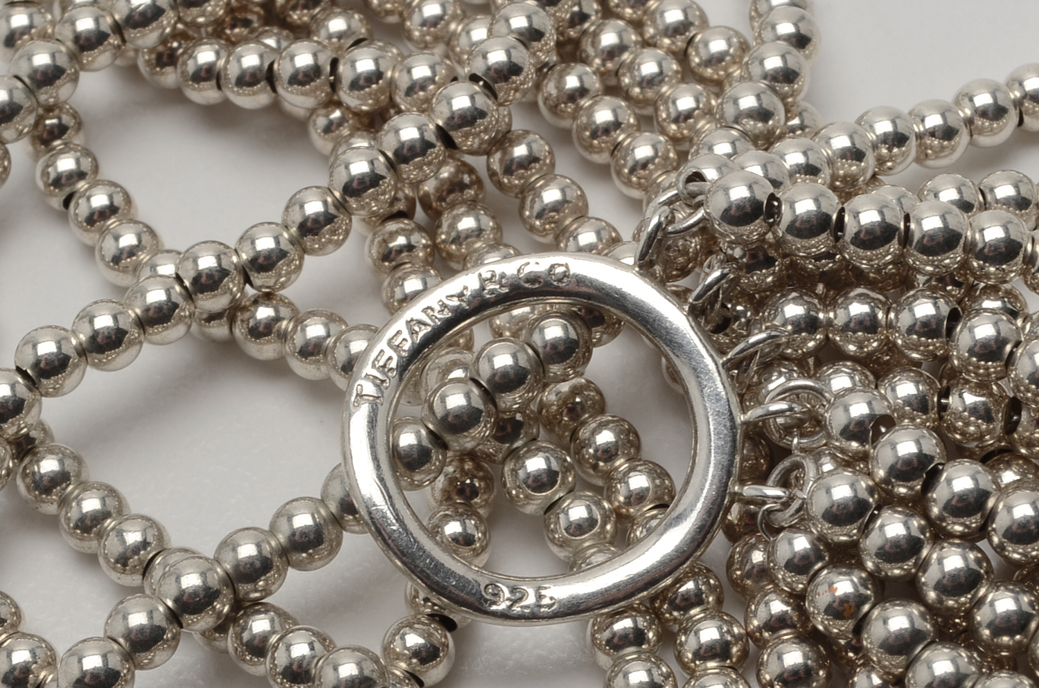 Tiffany & Co. Sterling Silver Ten-Strand Torsade Necklace