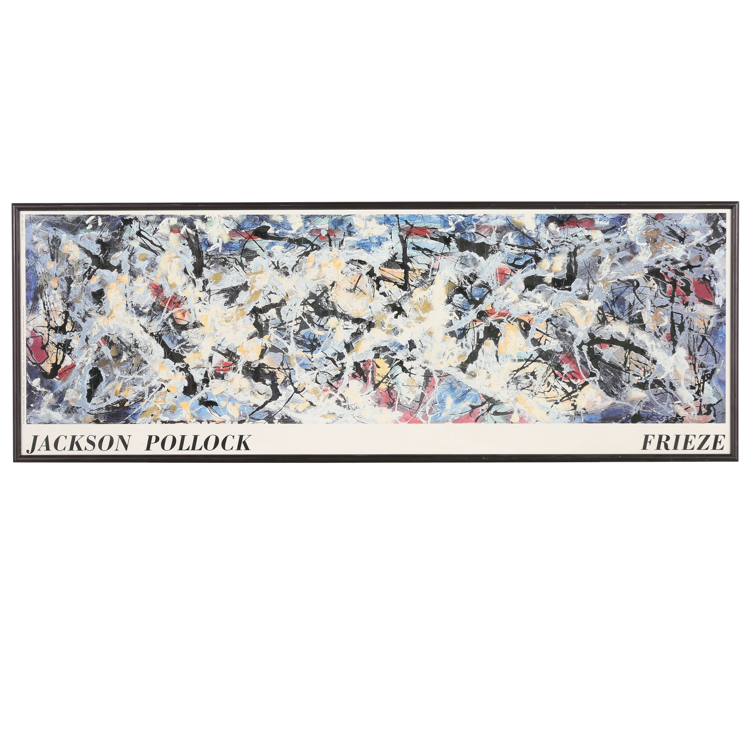 Offset Lithograph After Jackson Pollock "Frieze"