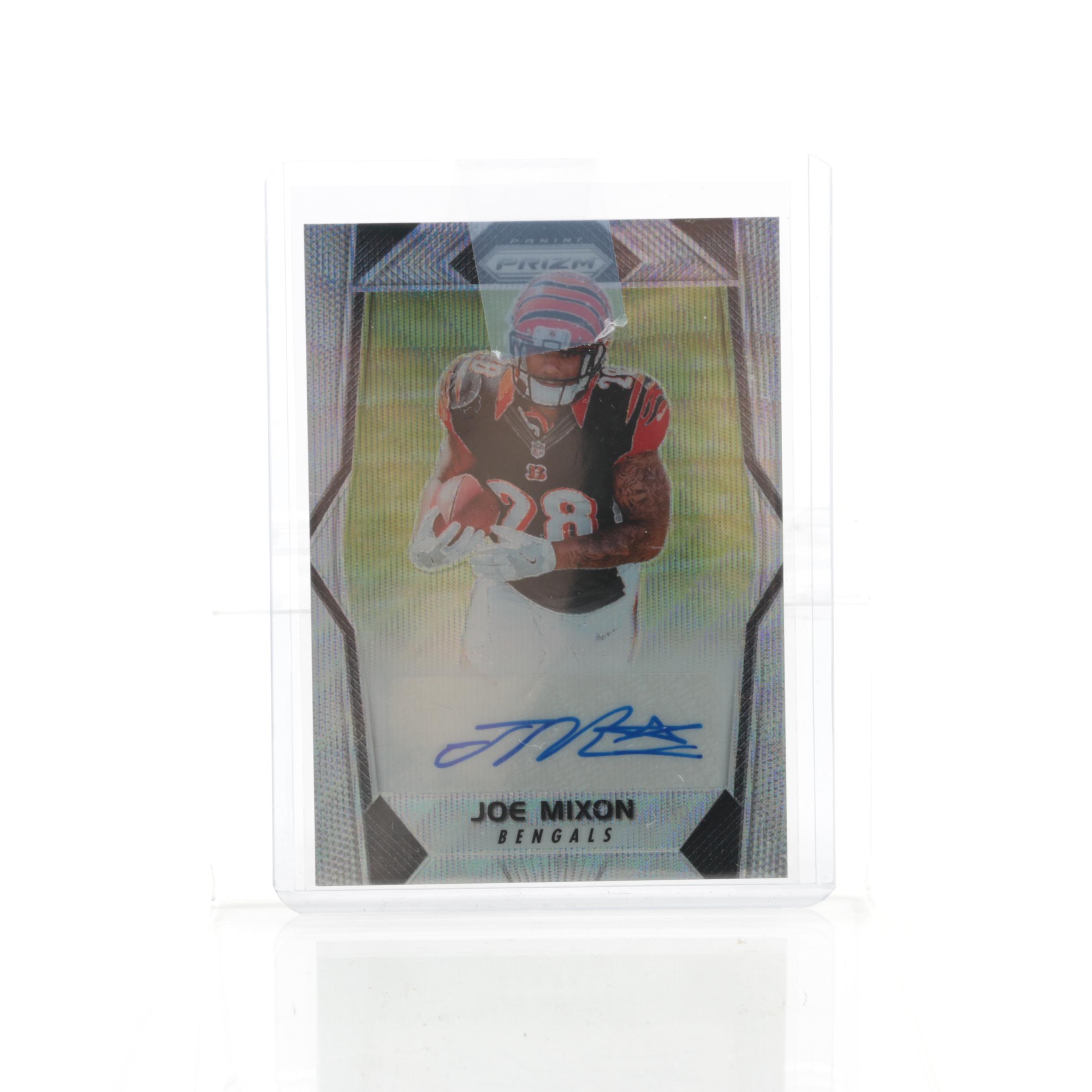 Autographed Joe Mixon Panini Football Card