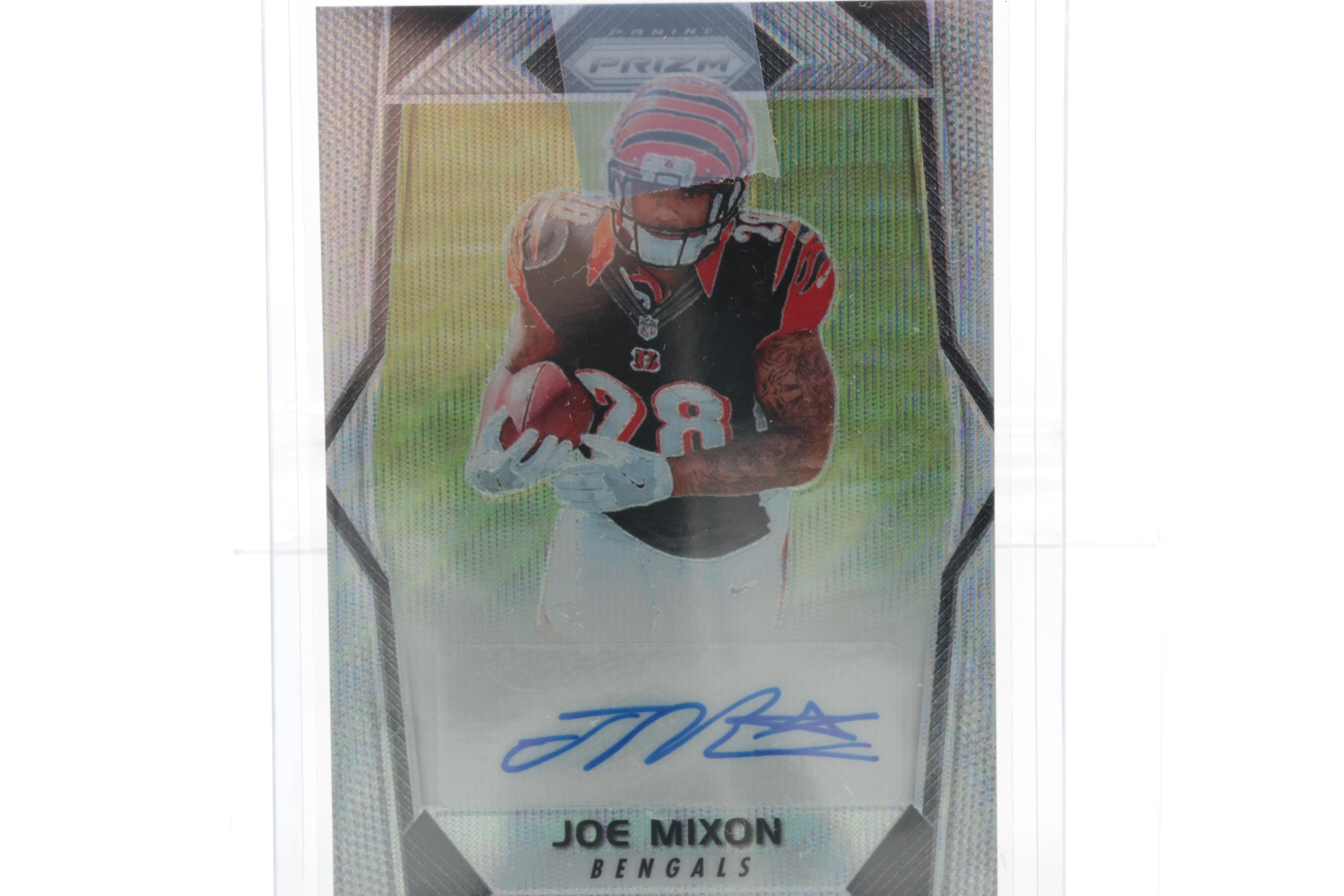 Autographed Joe Mixon Panini Football Card