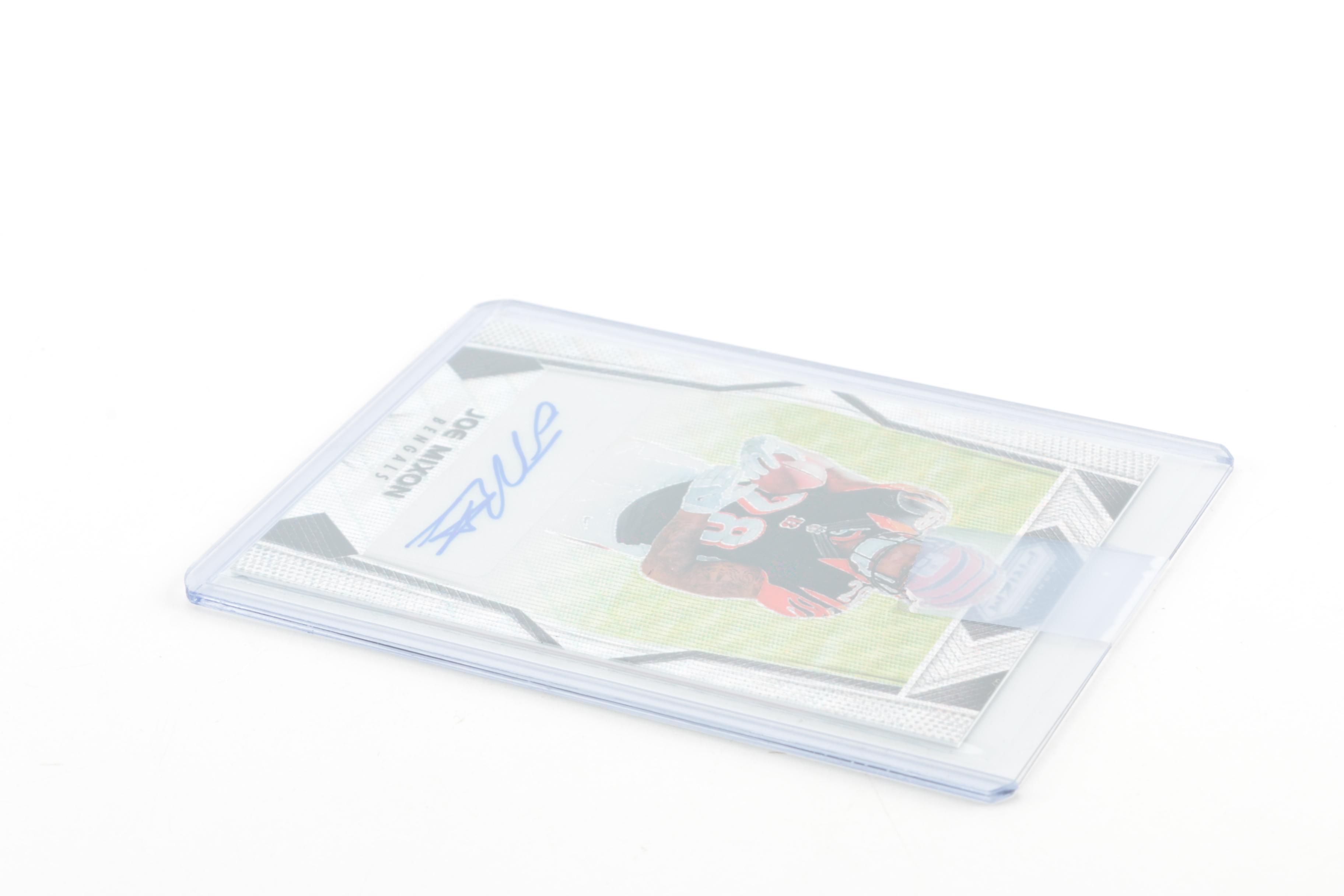 Autographed Joe Mixon Panini Football Card