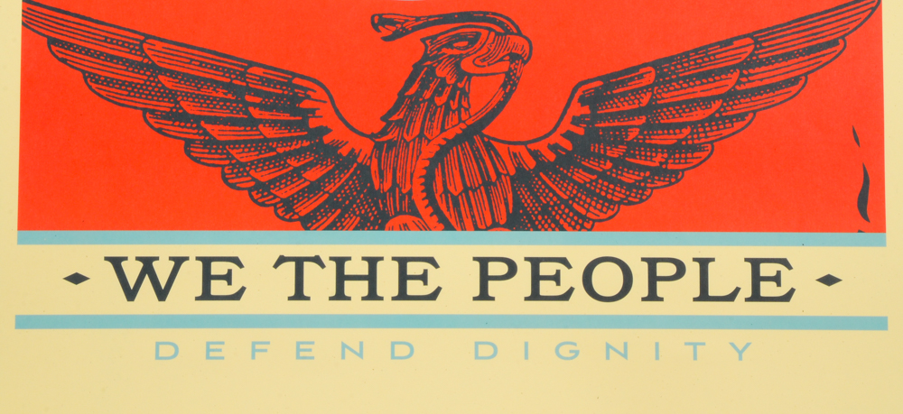 Shepard Fairey Group of Three Offset Prints "We the People"