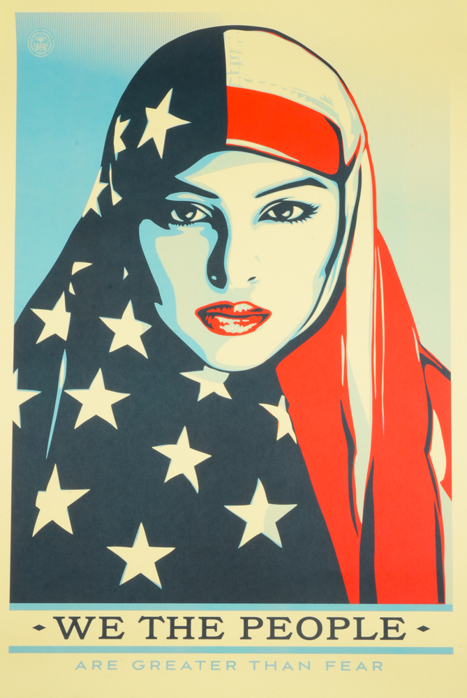 Shepard Fairey Group of Three Offset Prints "We the People"