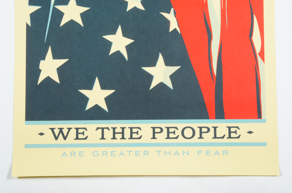 Shepard Fairey Group of Three Offset Prints "We the People"