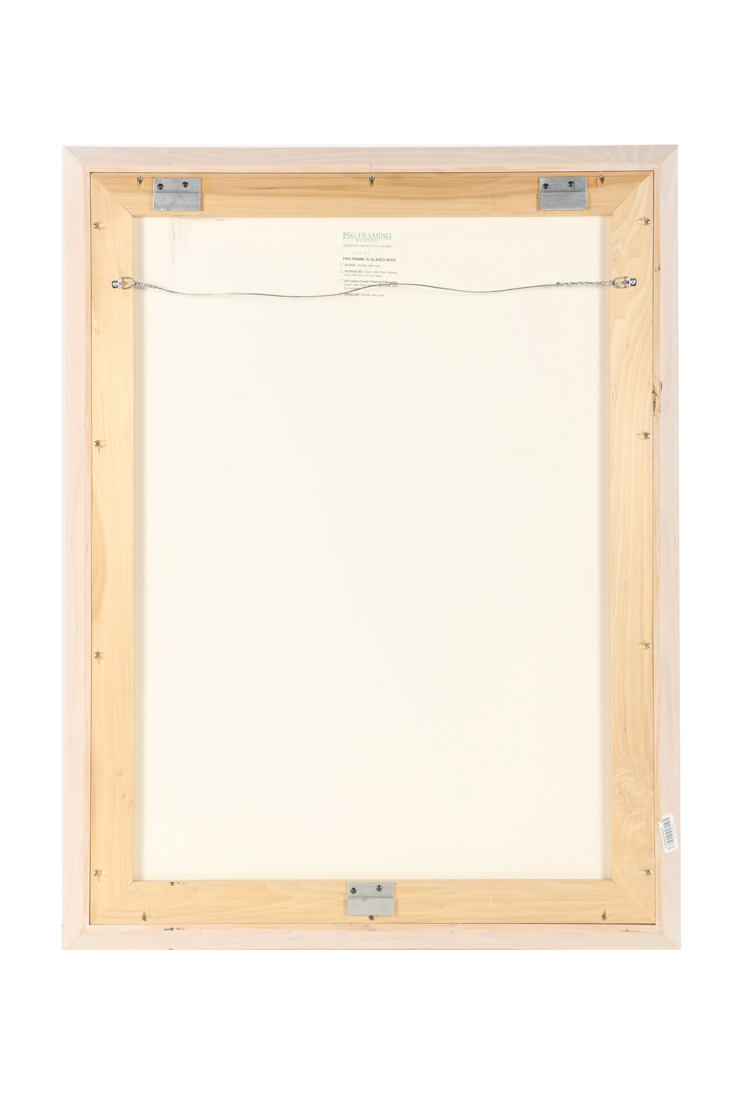 Offset Lithograph Poster After Georgia O'Keefe "White Rose with Larkspur No. 2"