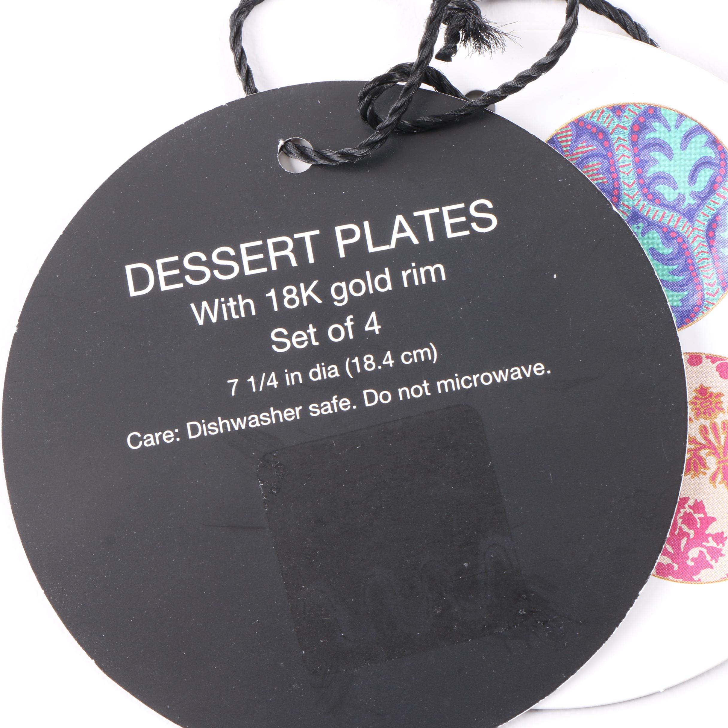 Tracy Reese Ceramic Dessert Plates