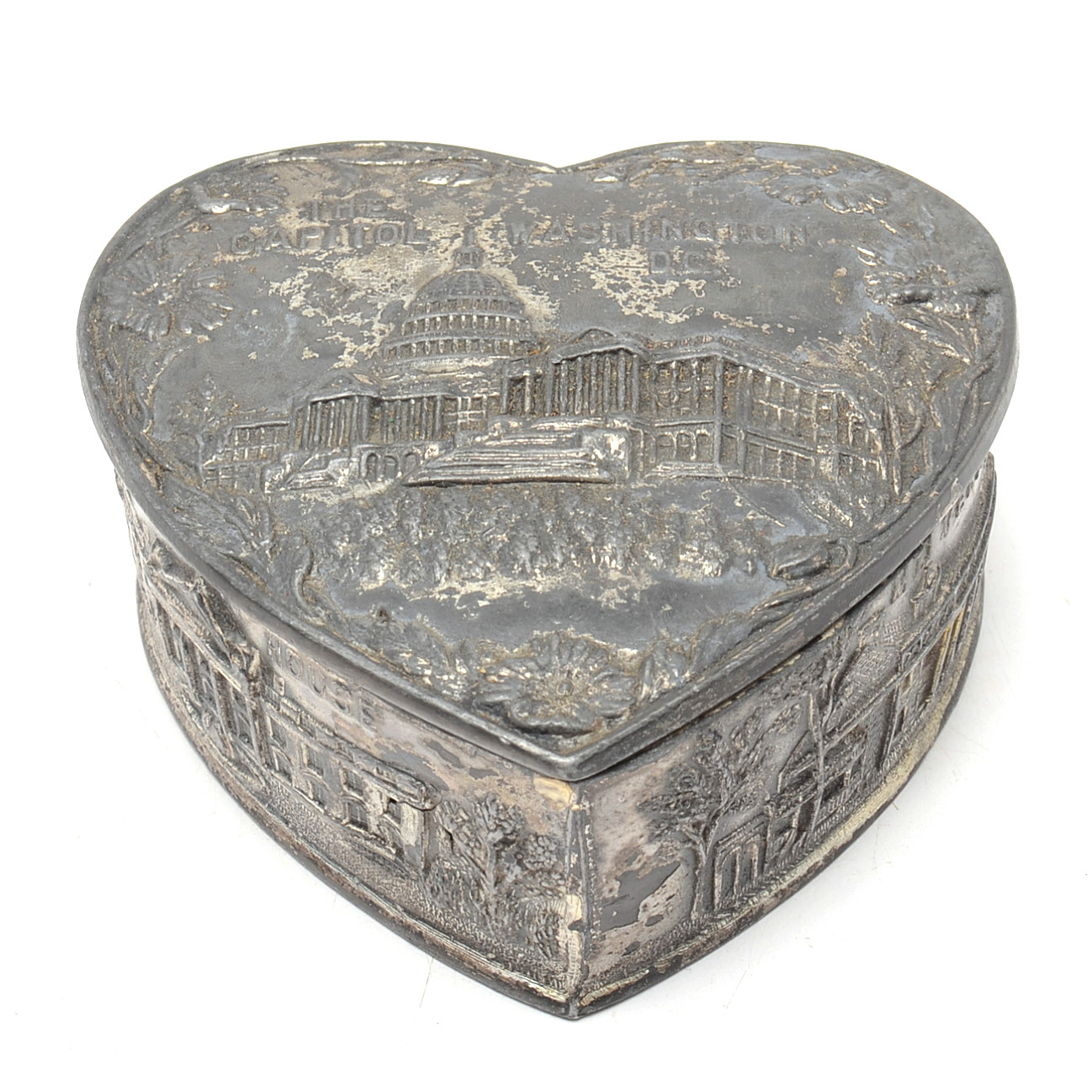 Silver Plated Trinket Box