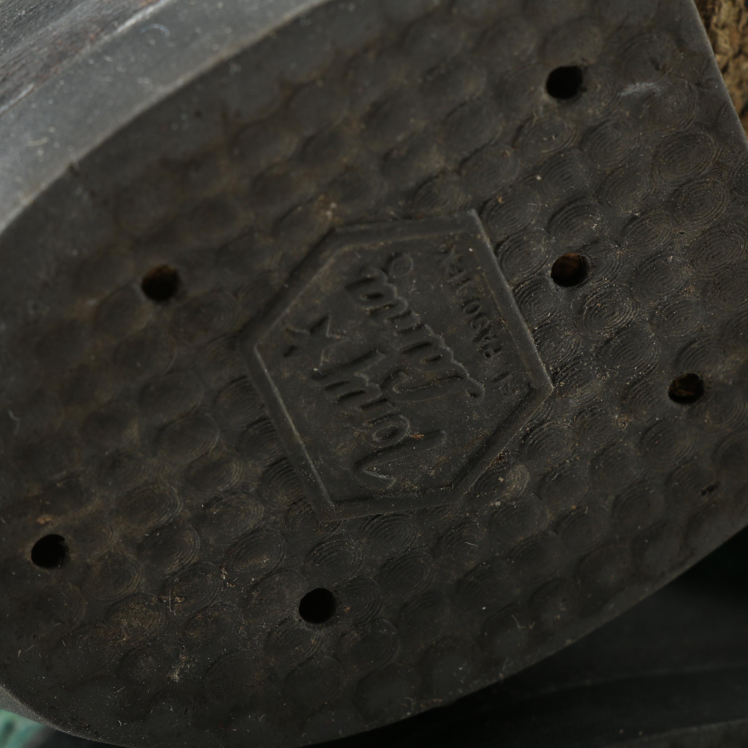 Men's Vintage Tony Lama Green Python and Leather Cowboy Boots