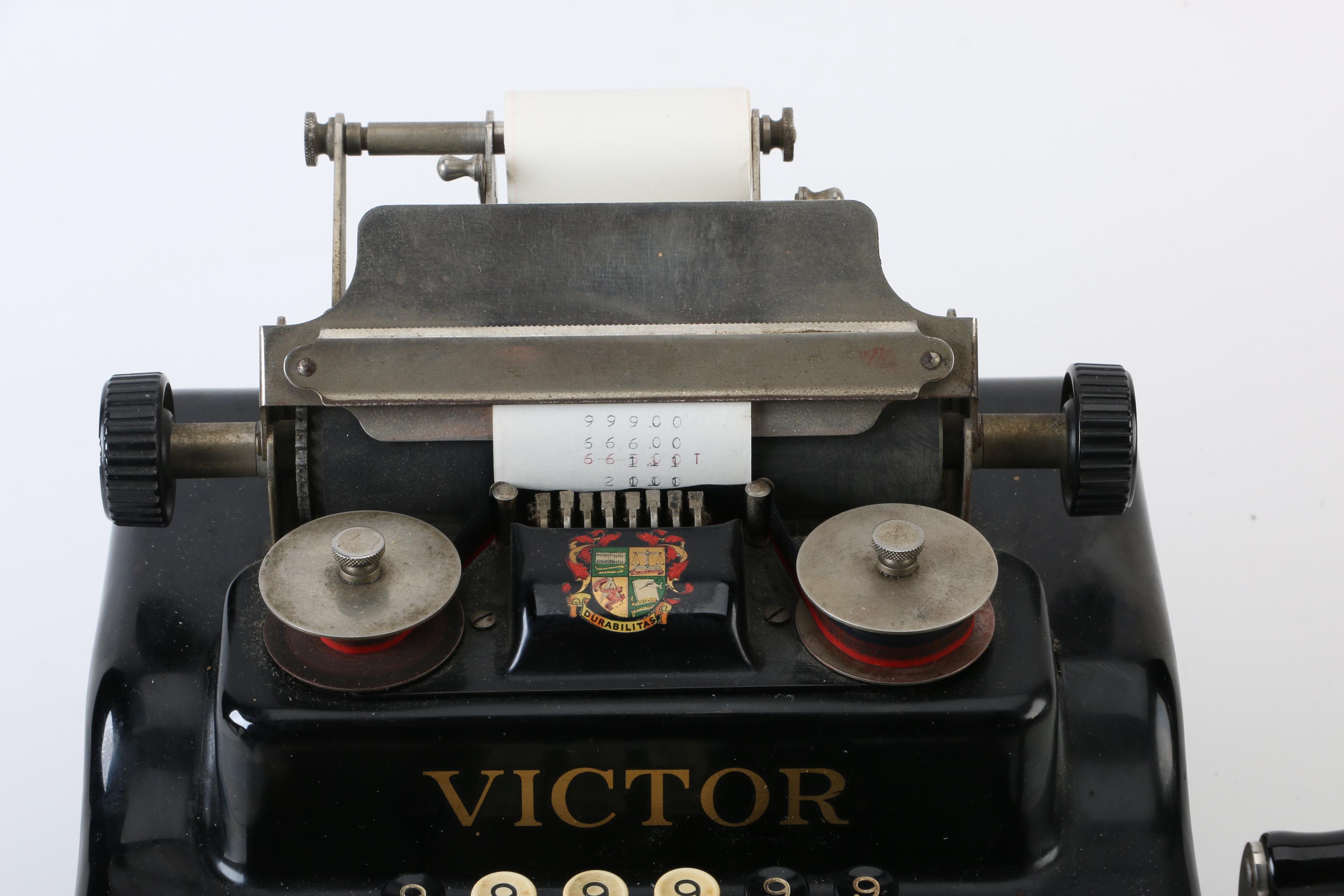 Vintage Victor Adding Machine