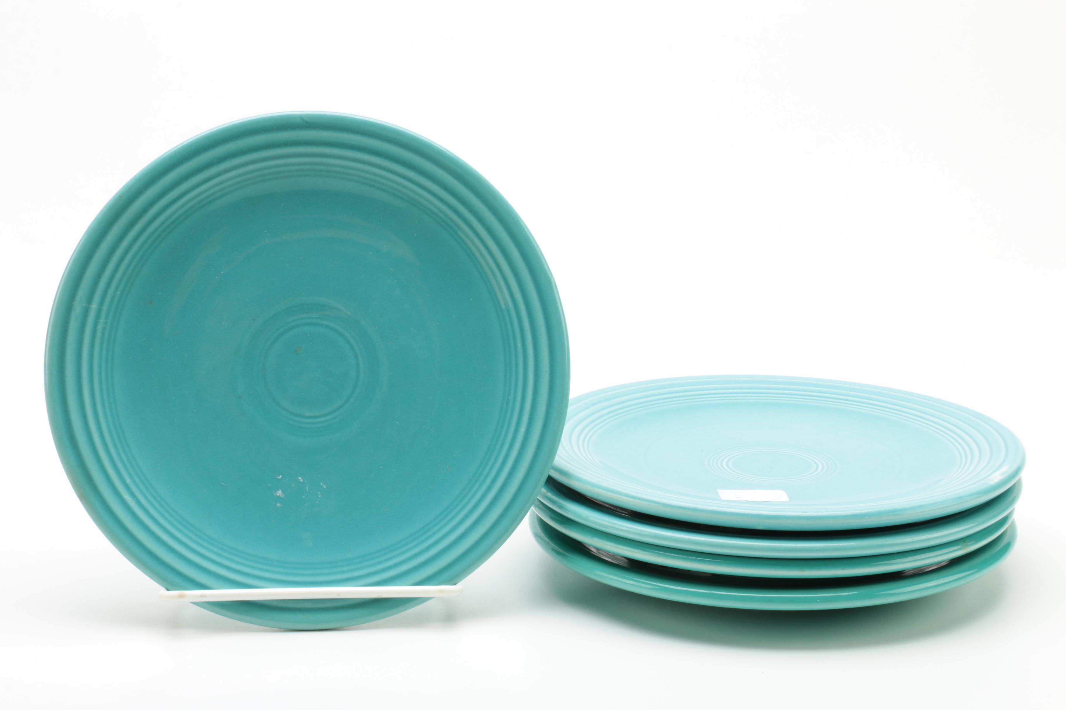 Colorful Homer Laughlin "Fiesta" Bread and Butter Plates