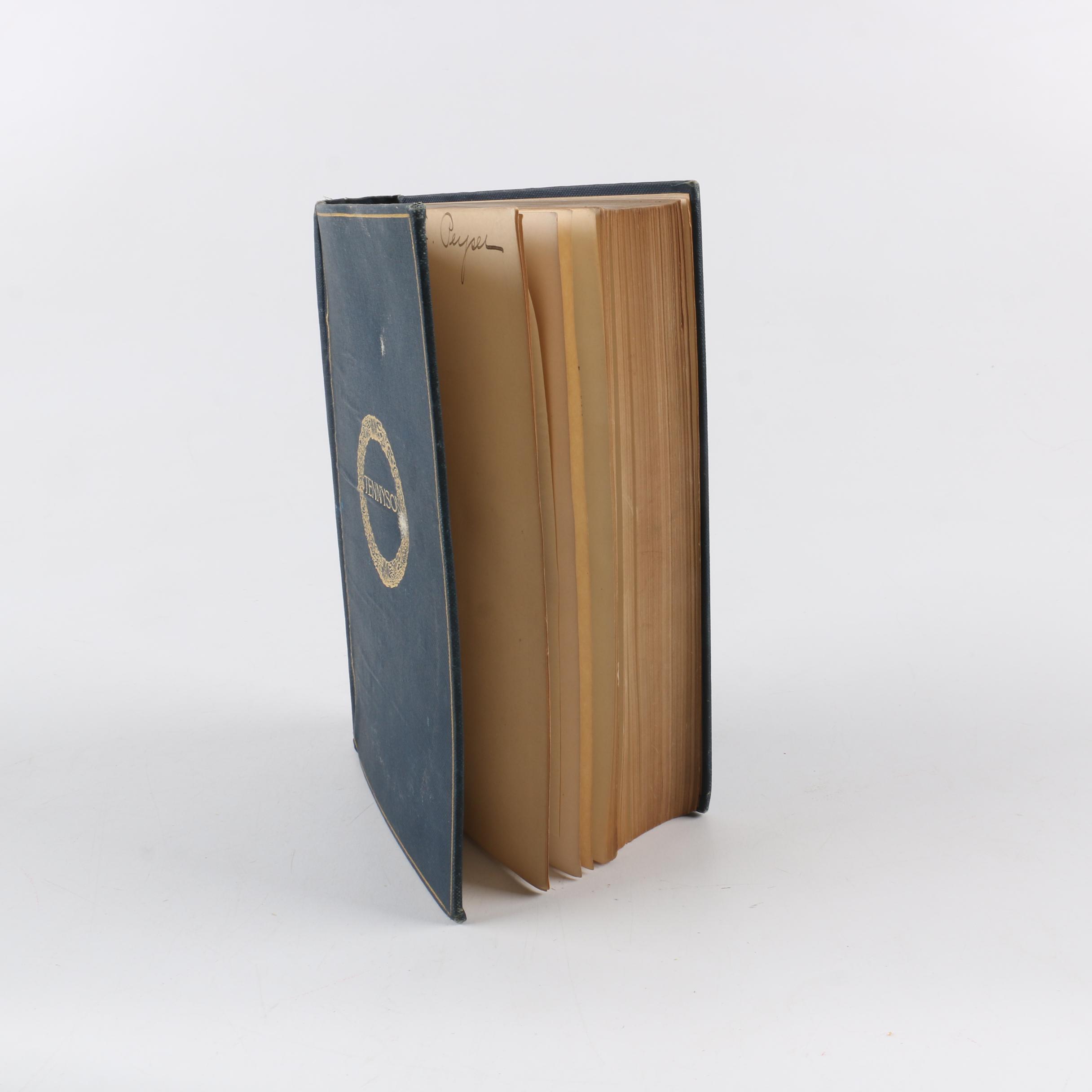 1898 "Tennyson's Poetical Works" Cambridge Edition
