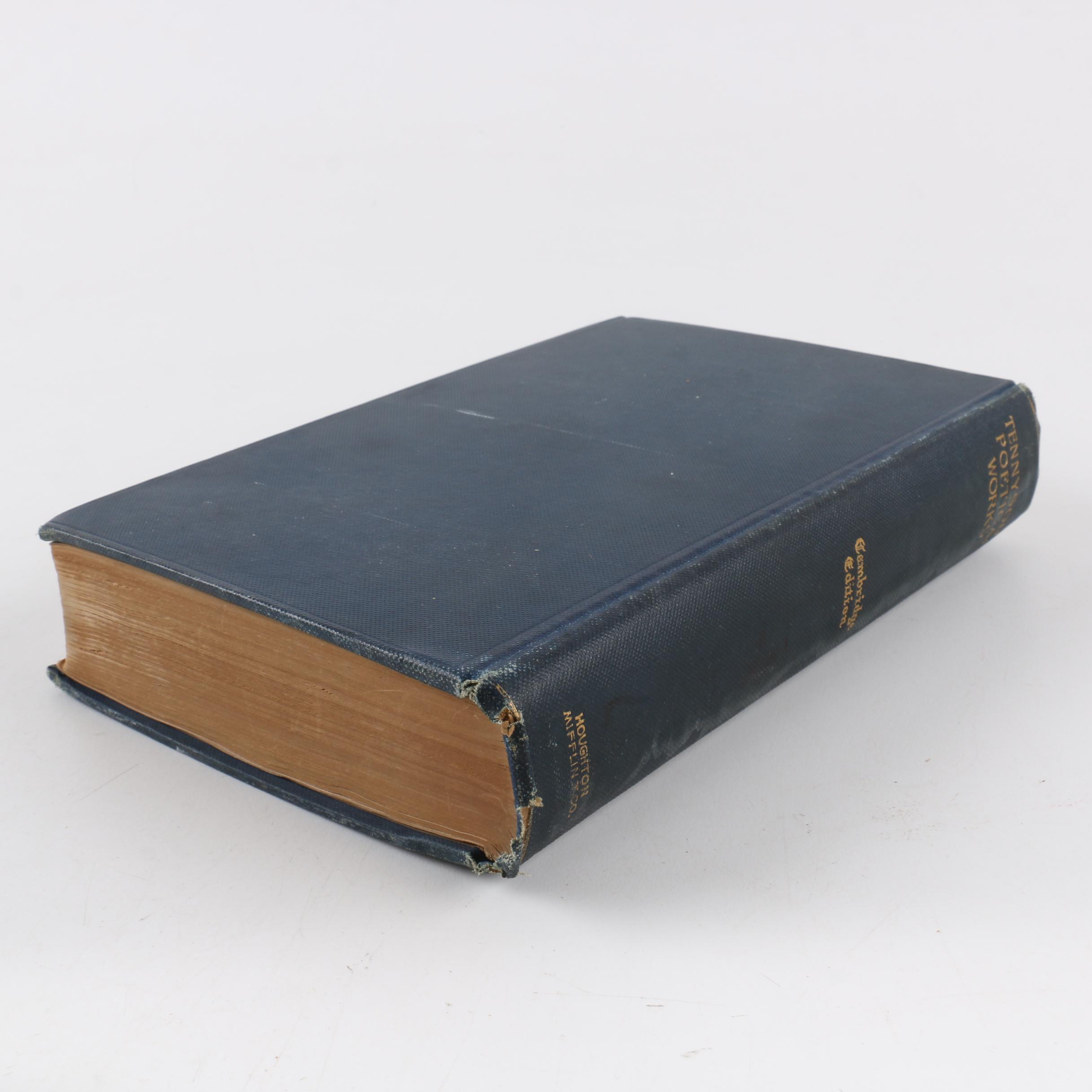 1898 "Tennyson's Poetical Works" Cambridge Edition