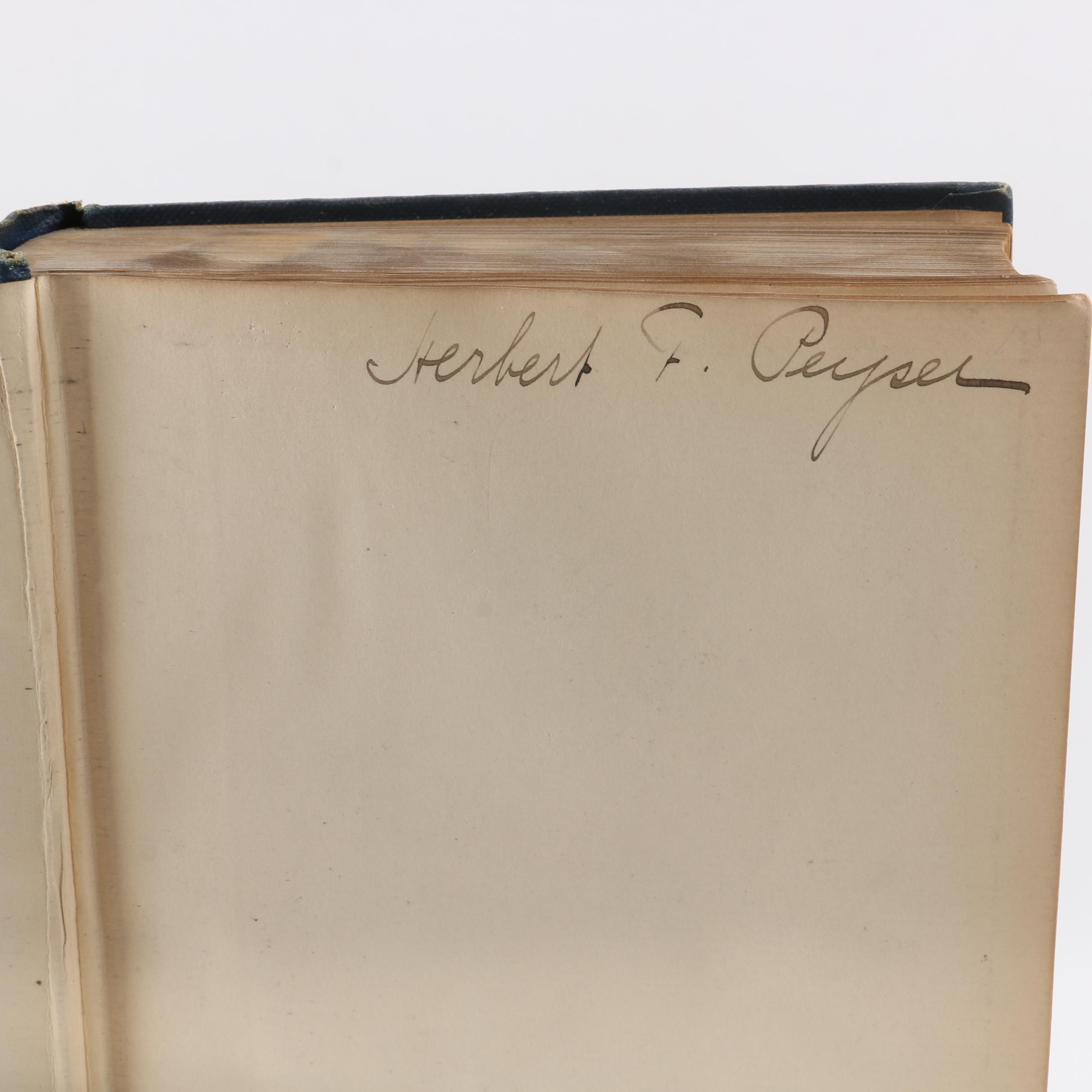 1898 "Tennyson's Poetical Works" Cambridge Edition