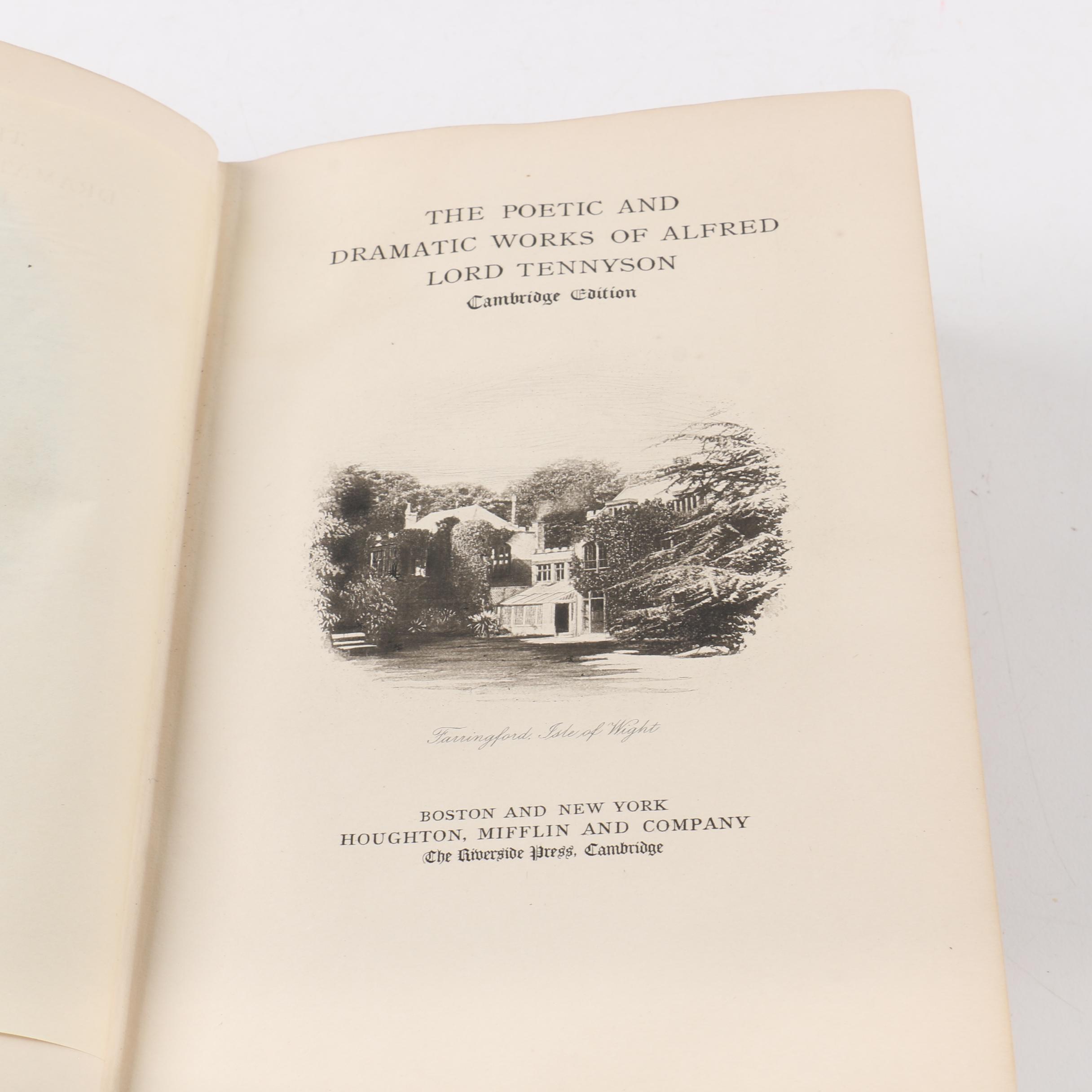 1898 "Tennyson's Poetical Works" Cambridge Edition