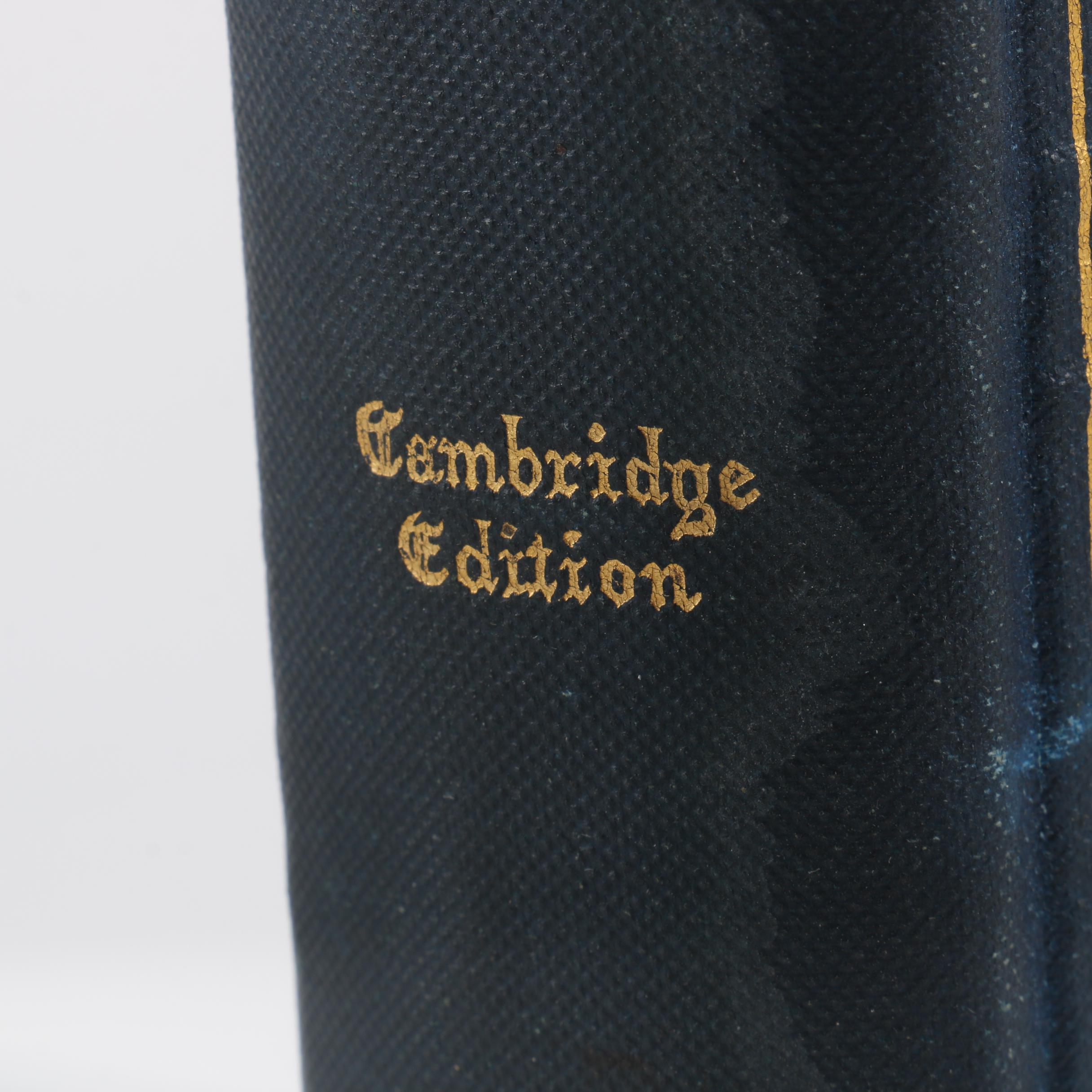 1898 "Tennyson's Poetical Works" Cambridge Edition