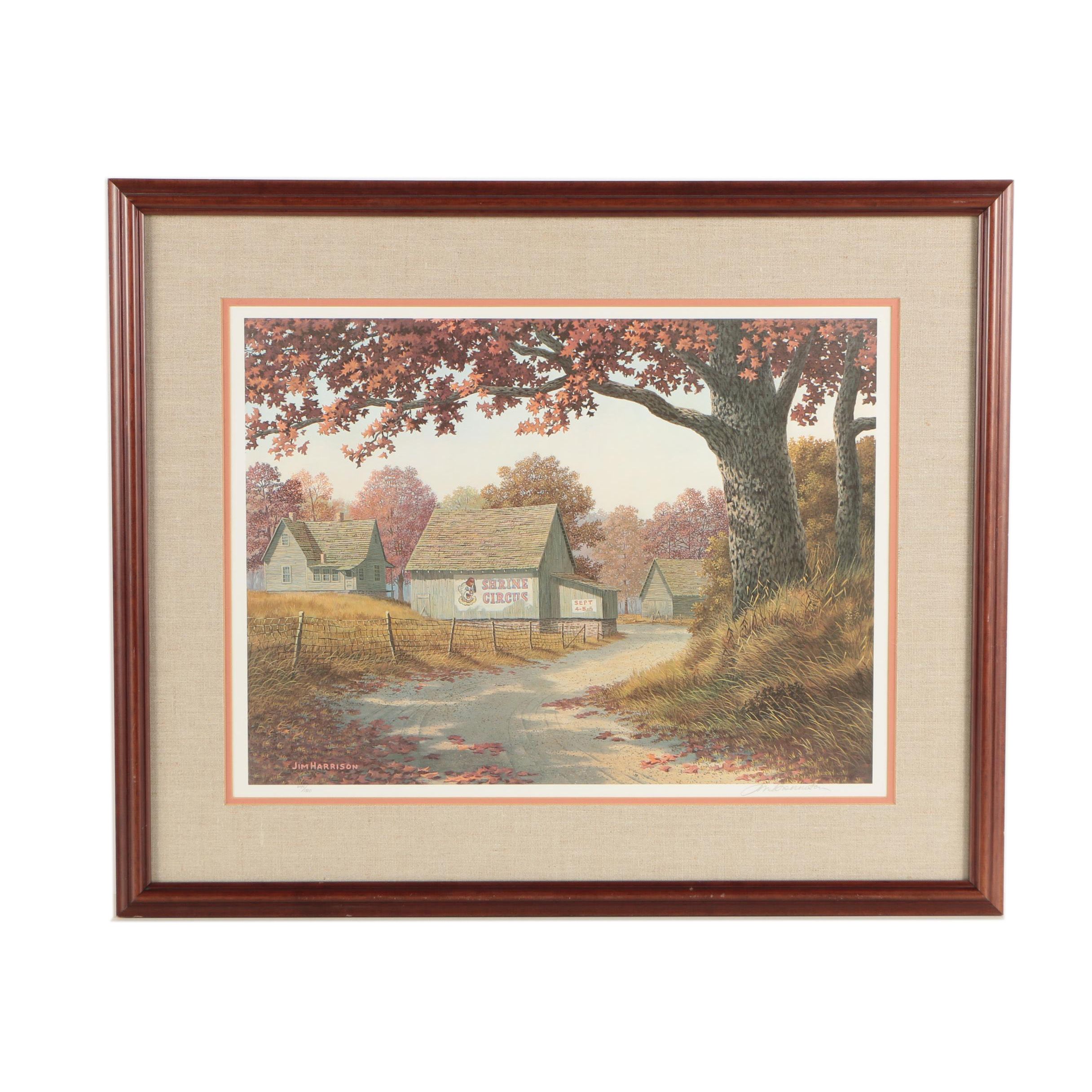 Jim Harrison Offset Lithographic Limited Edition Print