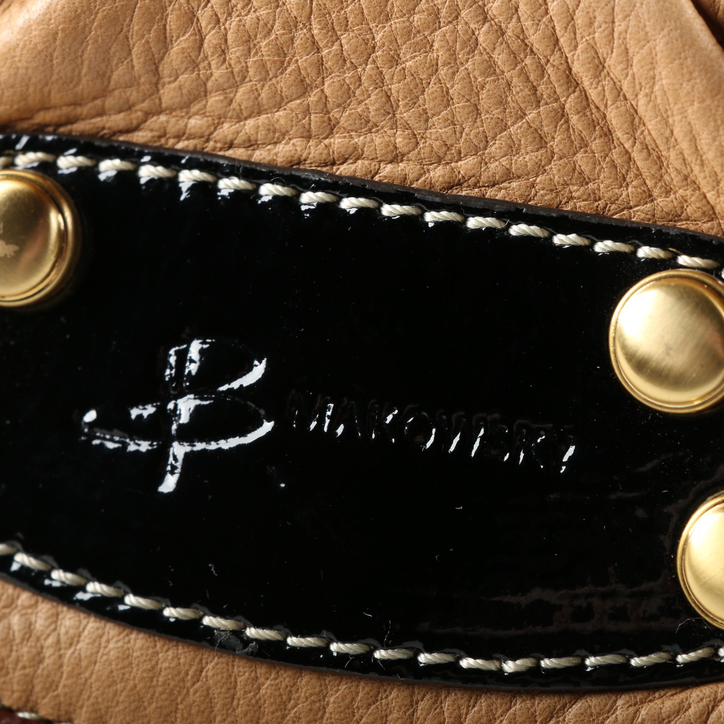 B. Makowsky Leather Handbags with Dust Cover