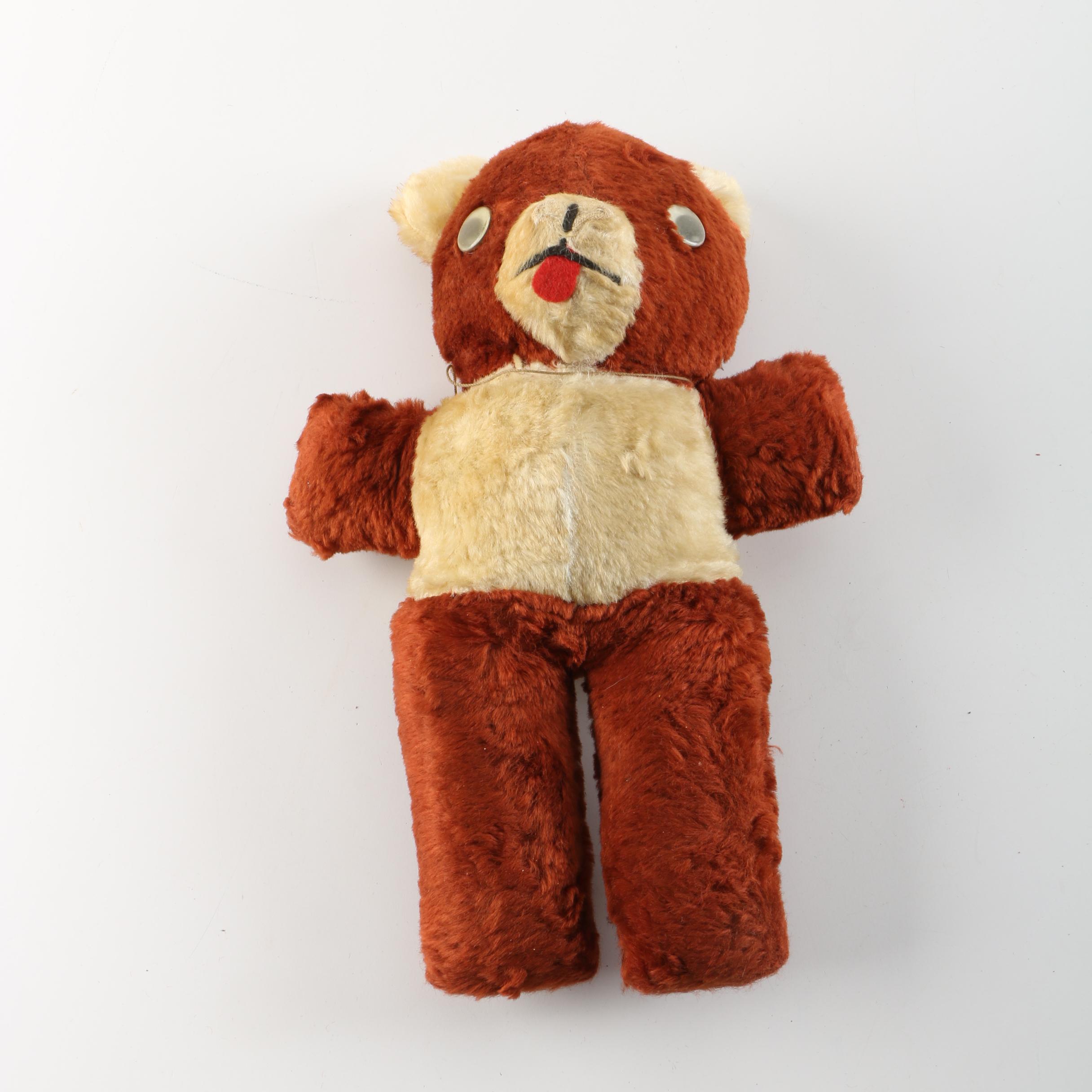 Circa 1950s Plush Teddy Bear