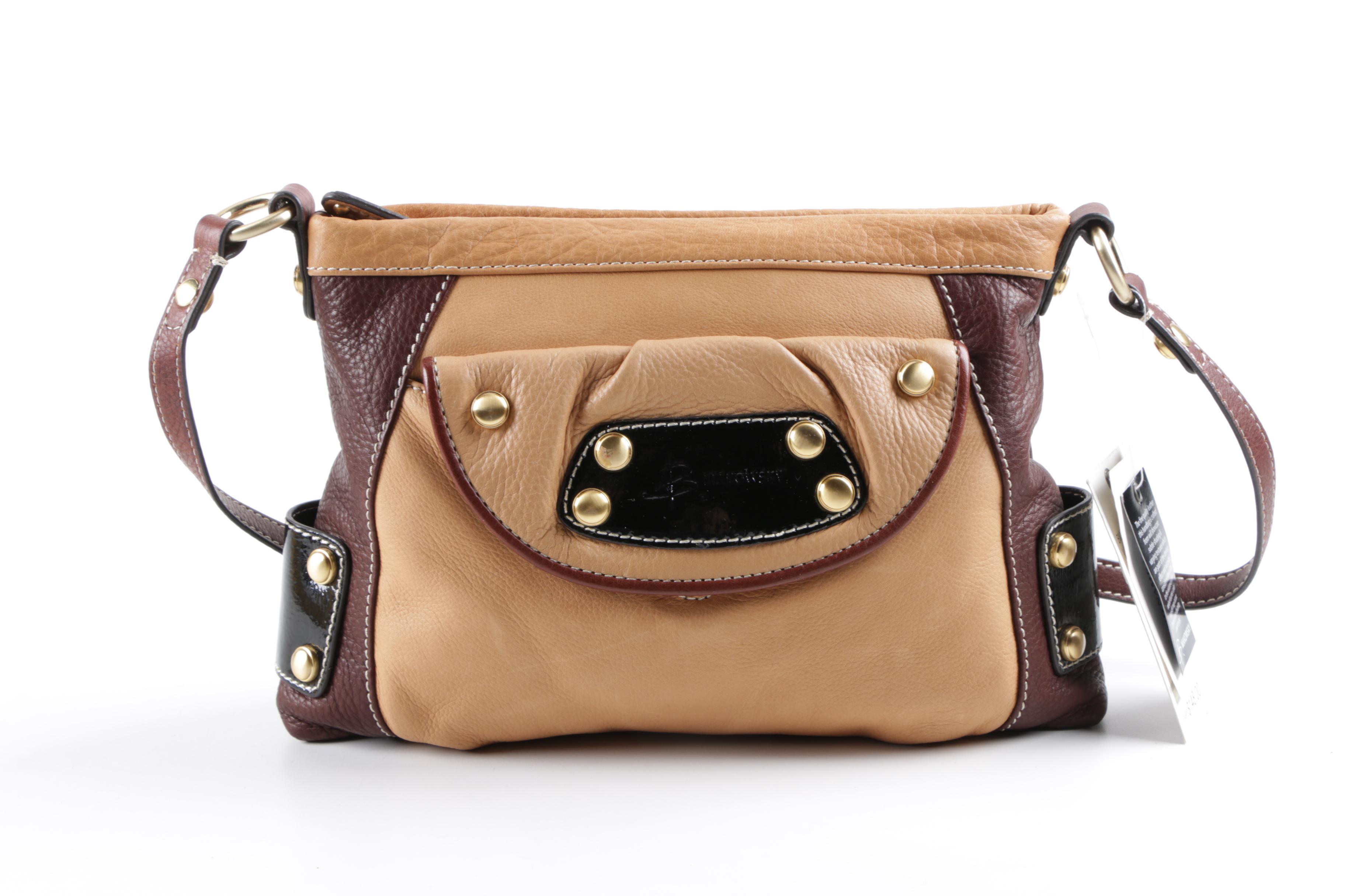 B. Makowsky Leather Handbags with Dust Cover