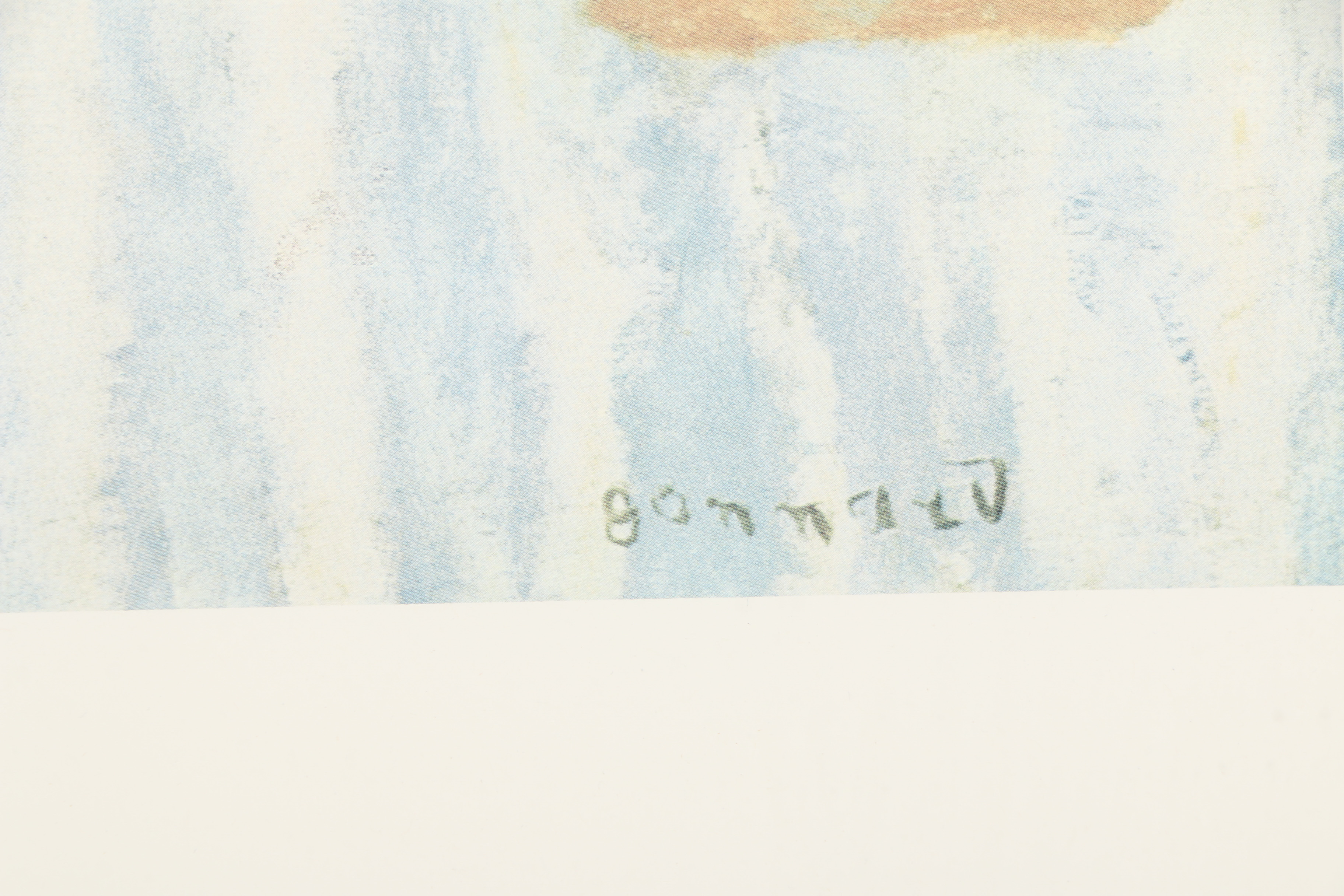 Offset Lithograph Exhibition Poster After Pierre Bonnard "The Breakfast Room"