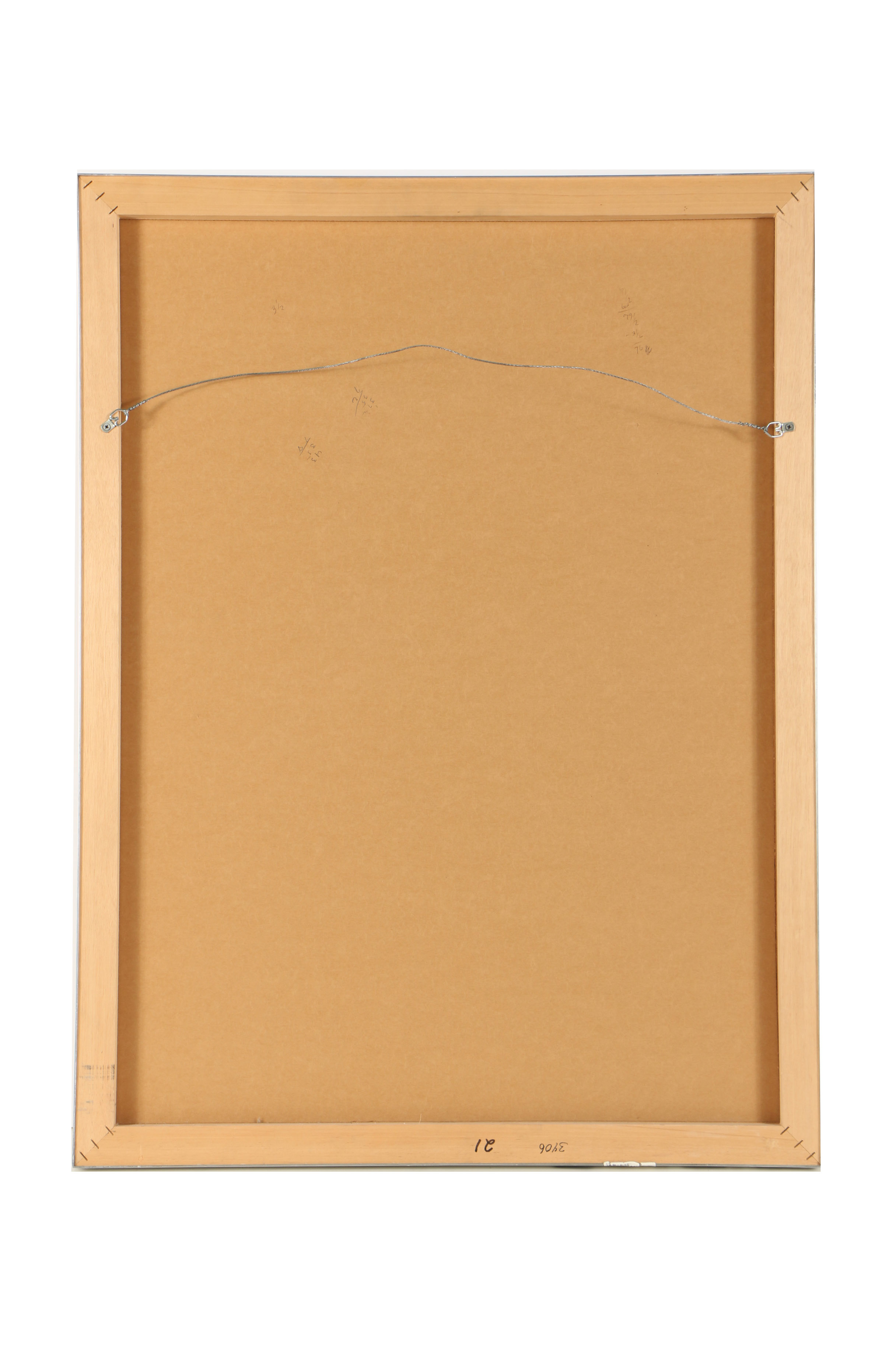 Offset Lithograph Exhibition Poster After Emil Nolde "White and Red Amaryllis"