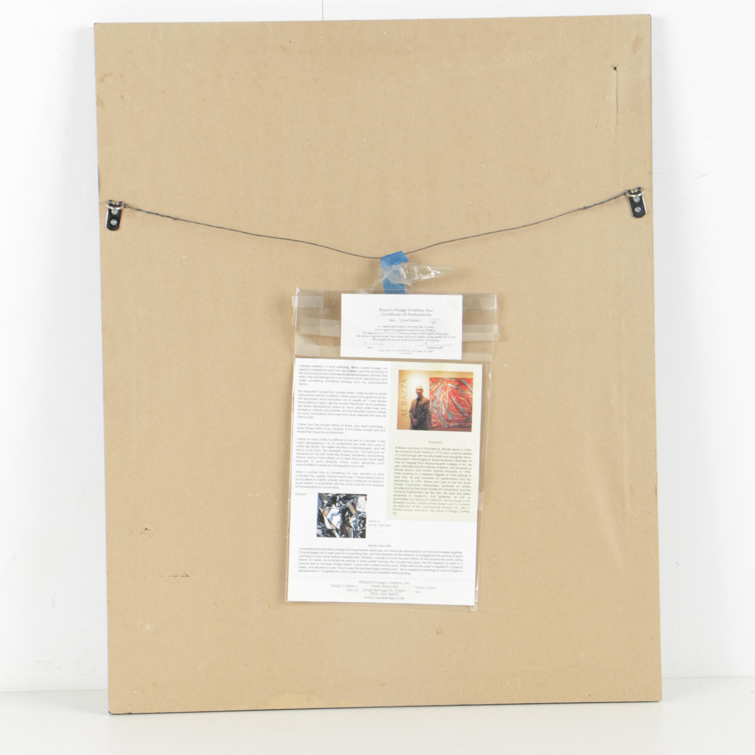 Al Razza Limited Edition Offset Lithograph "Grand Kabuki I"