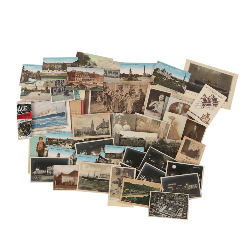 German Military Photographs, Postcards, and Cruise Ephemera