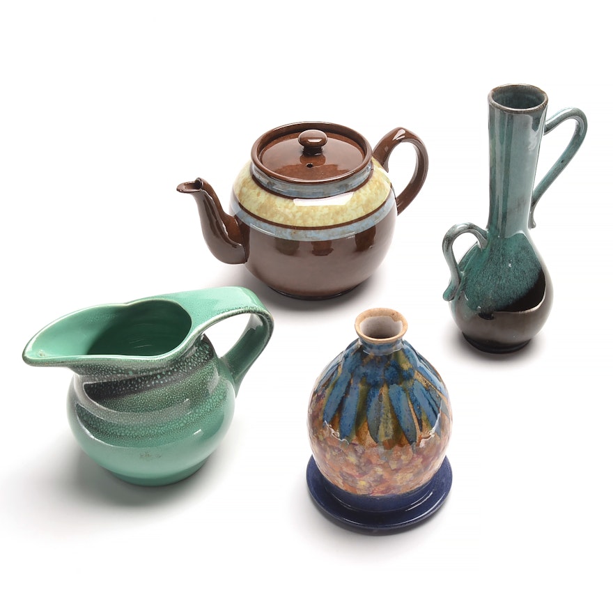 Vintage Ceramic Decor Including Royal Gouda