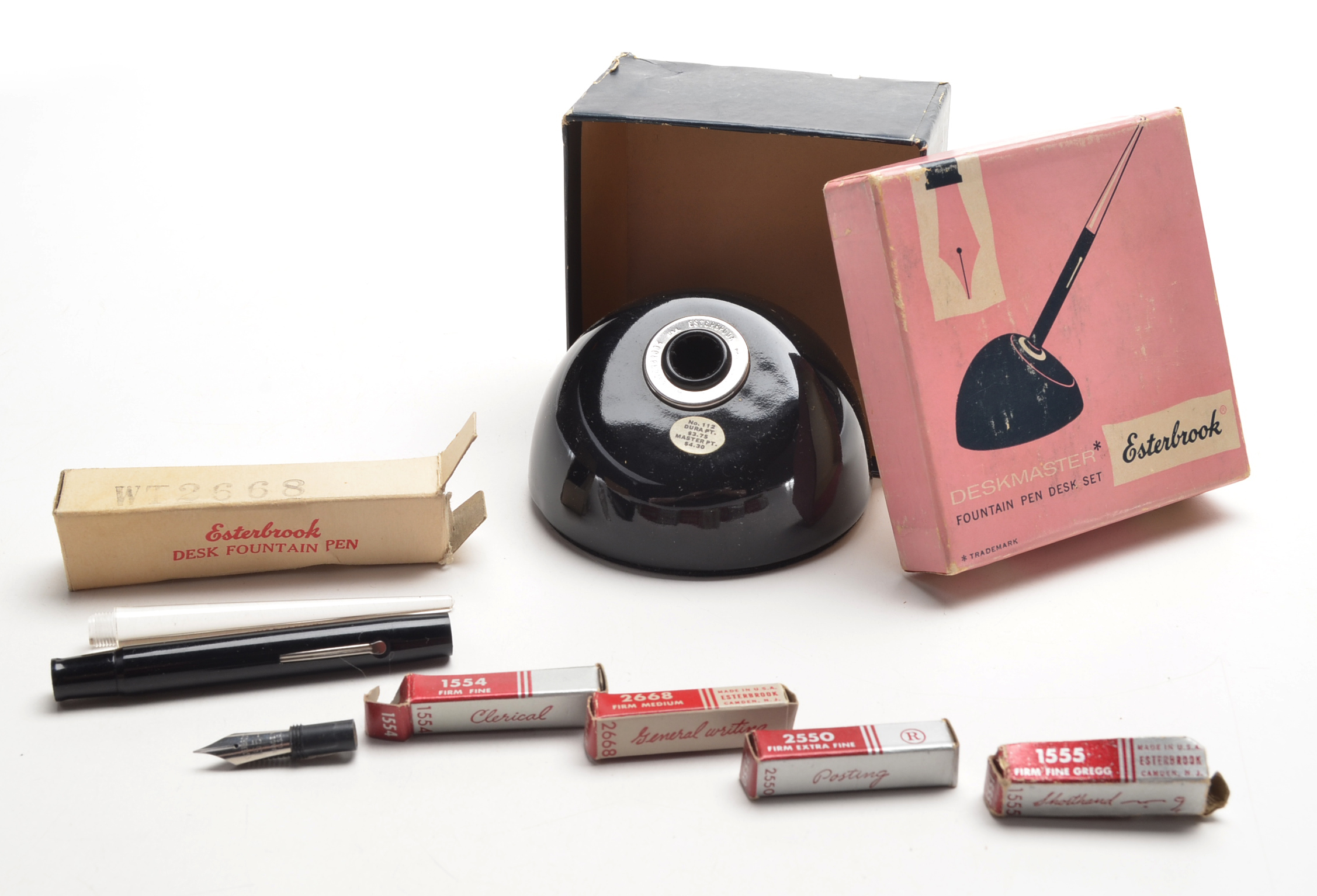 Vintage Fountain Inkwells including Esterbrook