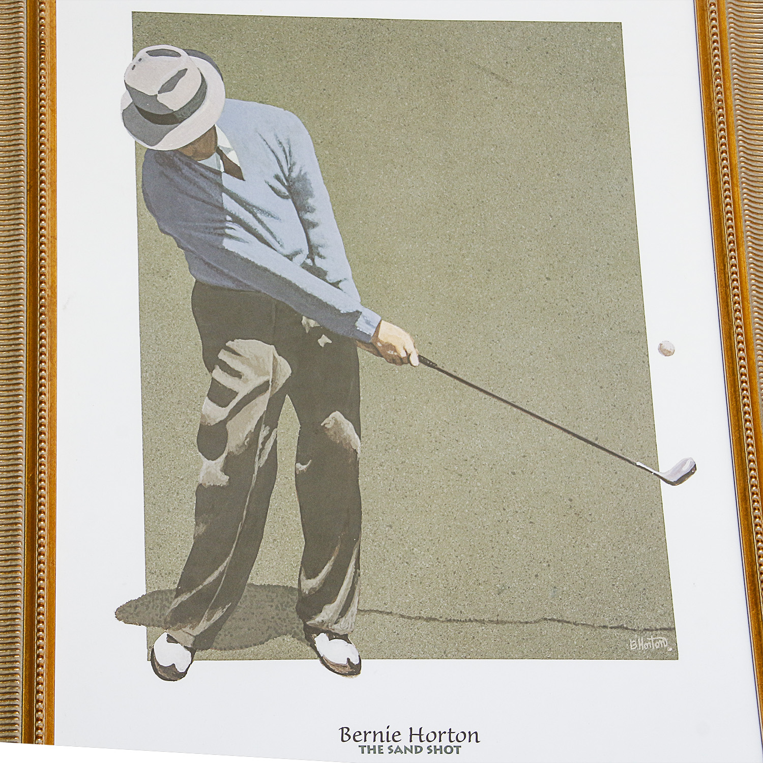Offset Lithographs After Bernie Horton of Golfers