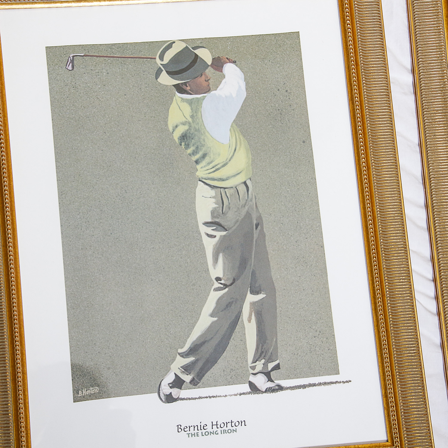 Offset Lithographs After Bernie Horton of Golfers