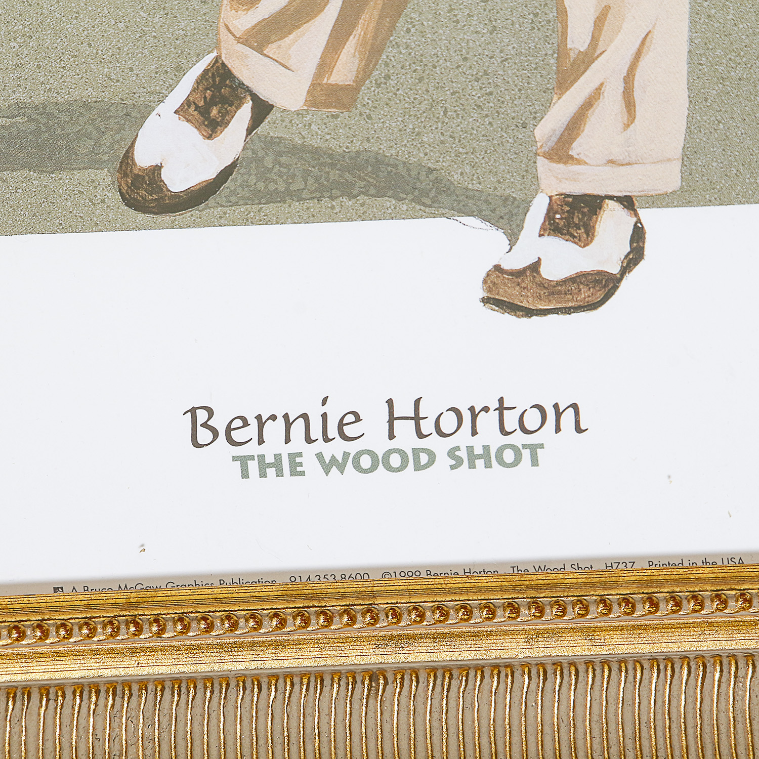 Offset Lithographs After Bernie Horton of Golfers