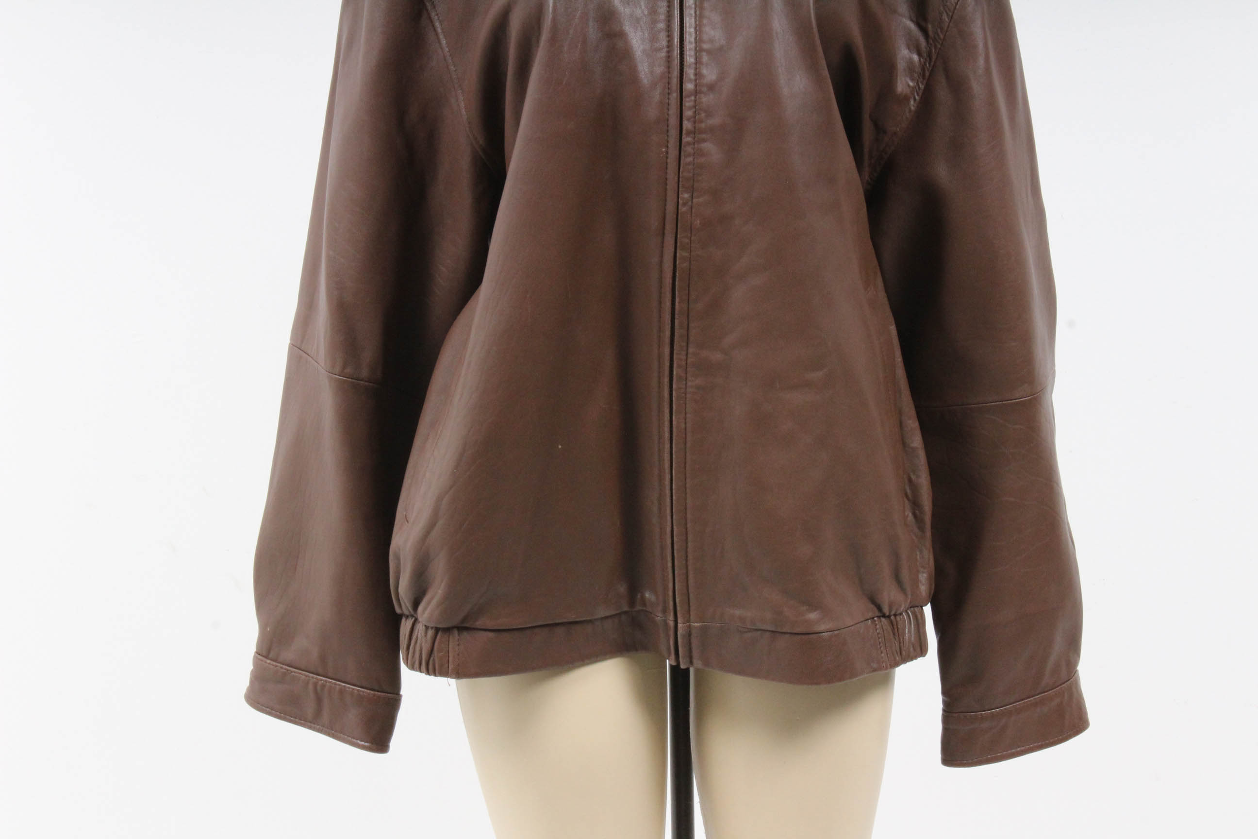 Men's Joseph A. Bank Brown Leather Jacket