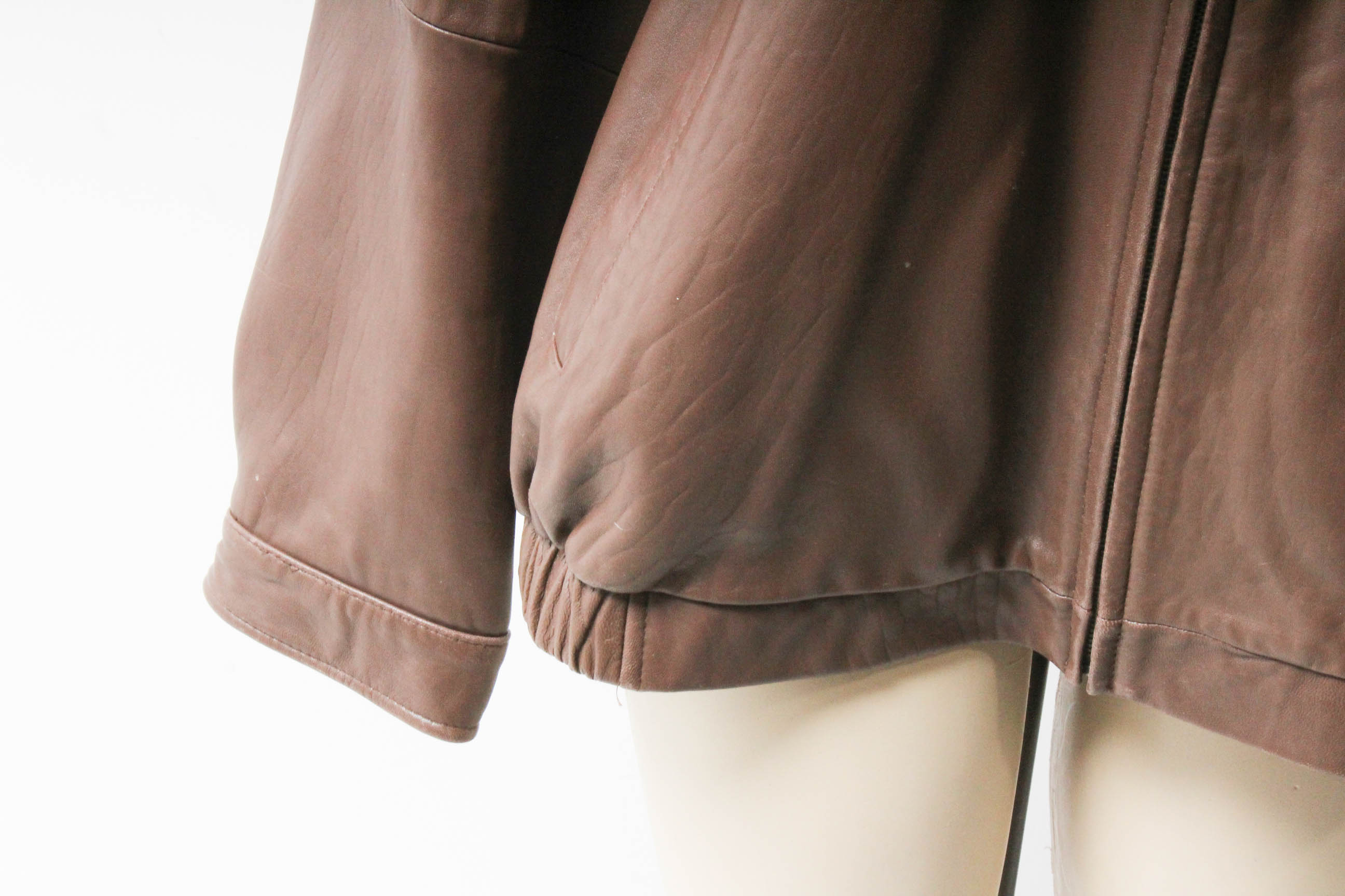 Men's Joseph A. Bank Brown Leather Jacket