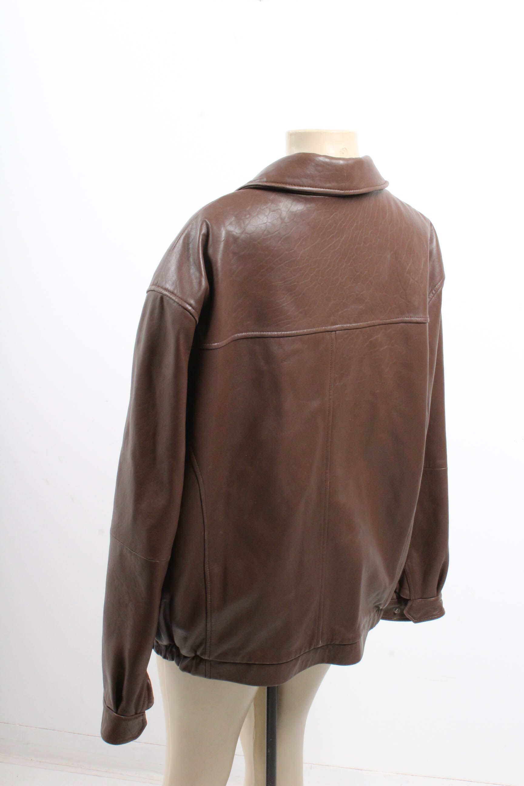 Men's Joseph A. Bank Brown Leather Jacket
