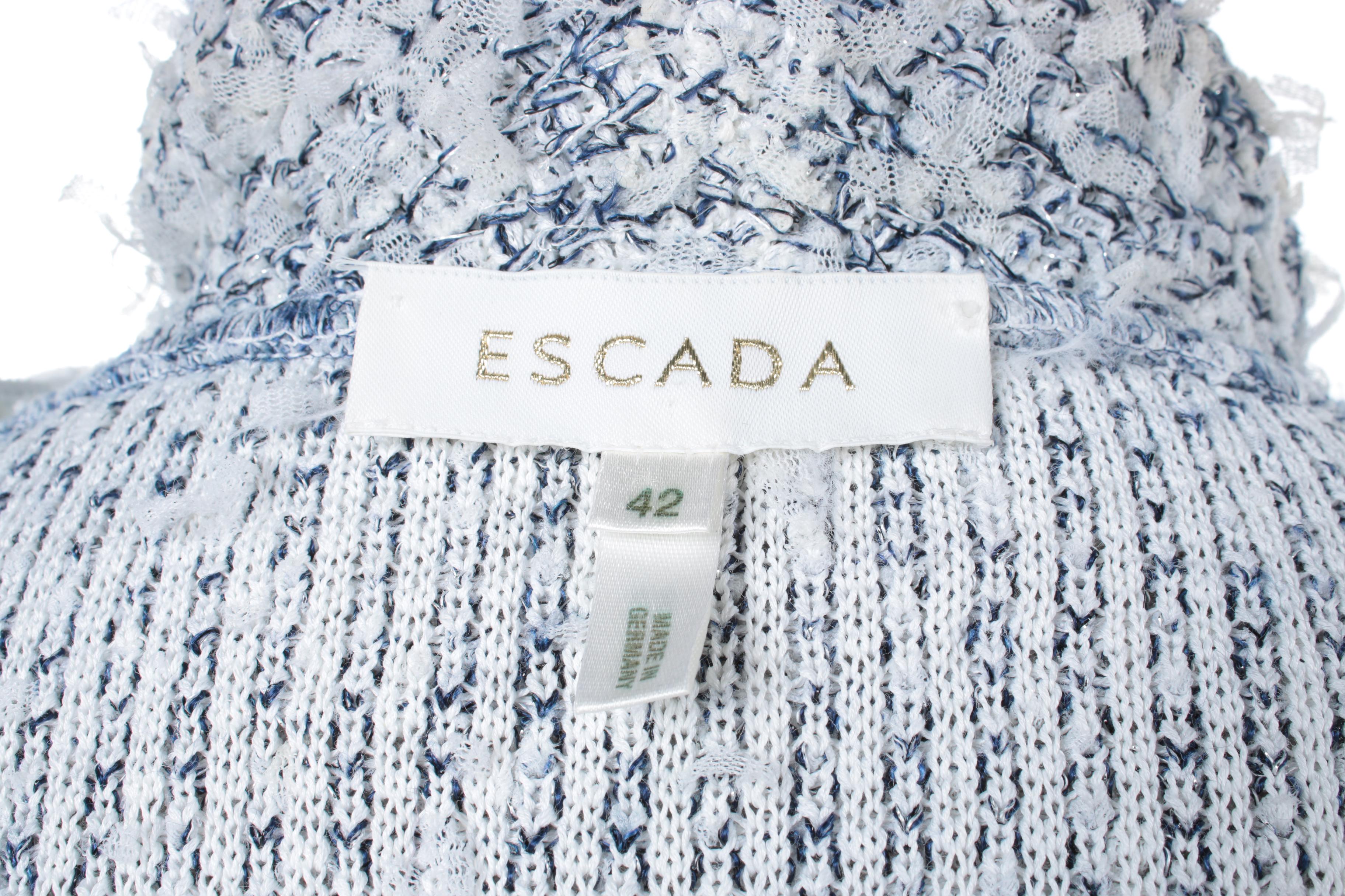 Escada Bouclé Knit Skirt Suit and Jackets