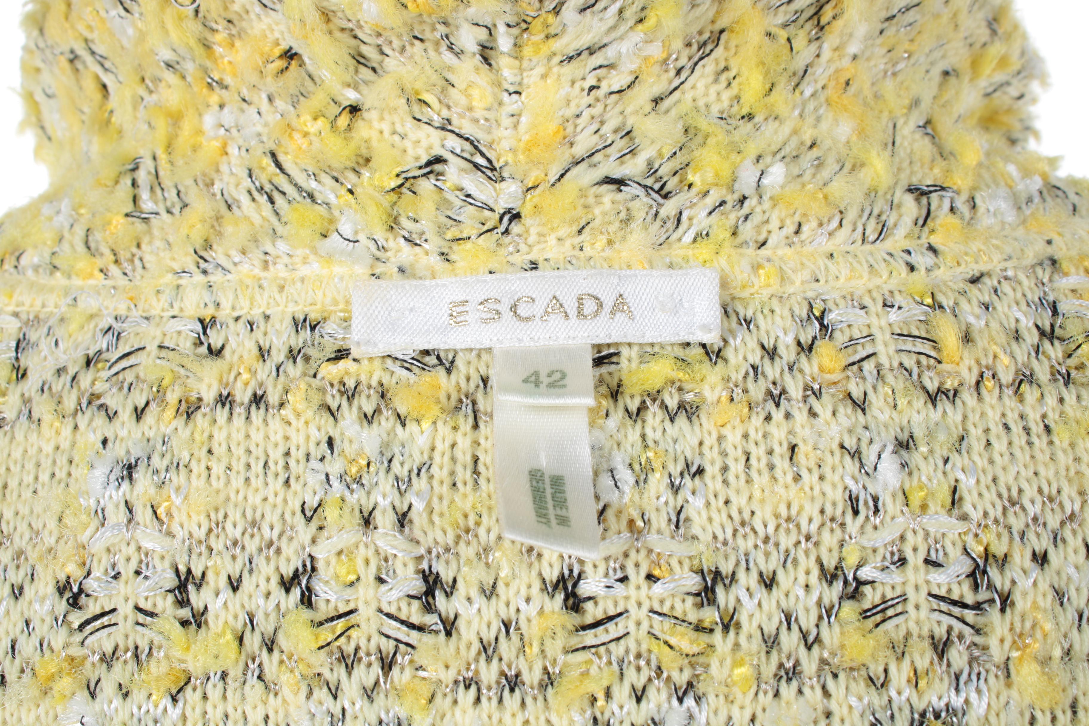 Escada Bouclé Knit Skirt Suit and Jackets