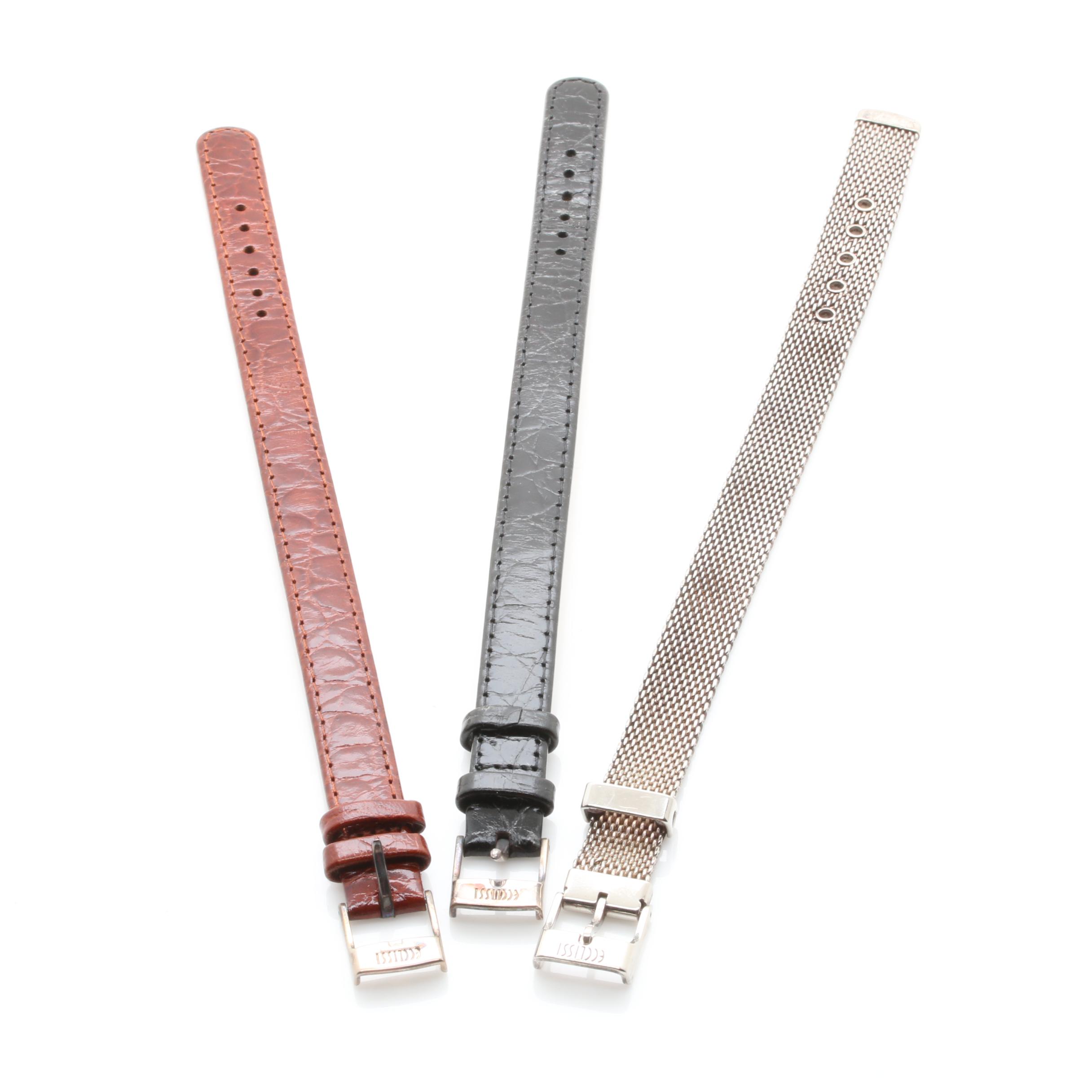 Ecclissi Sterling Silver Interchangeable Band Watch