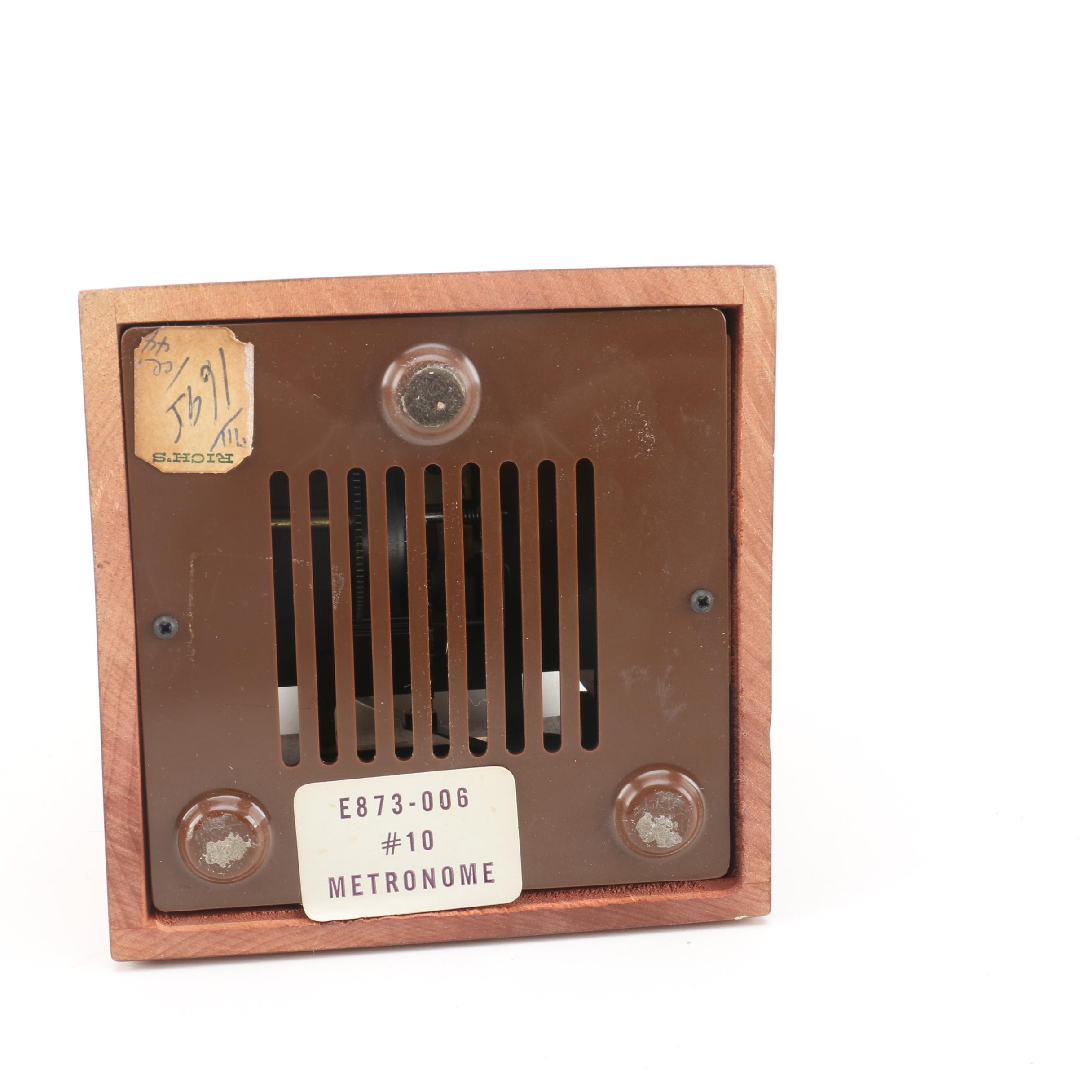 Vintage Seth Thomas Metronome de Maëlzel