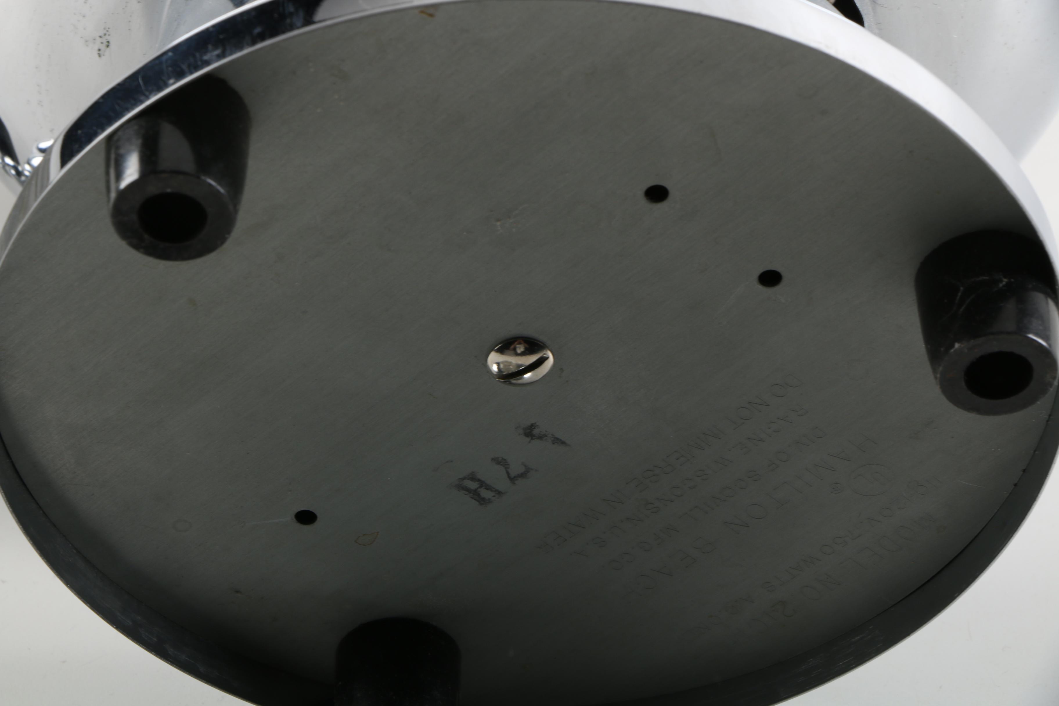 Vintage Hamilton Beach Coffee Percolator 21CMB and Thermos Insulated Carafe 585J