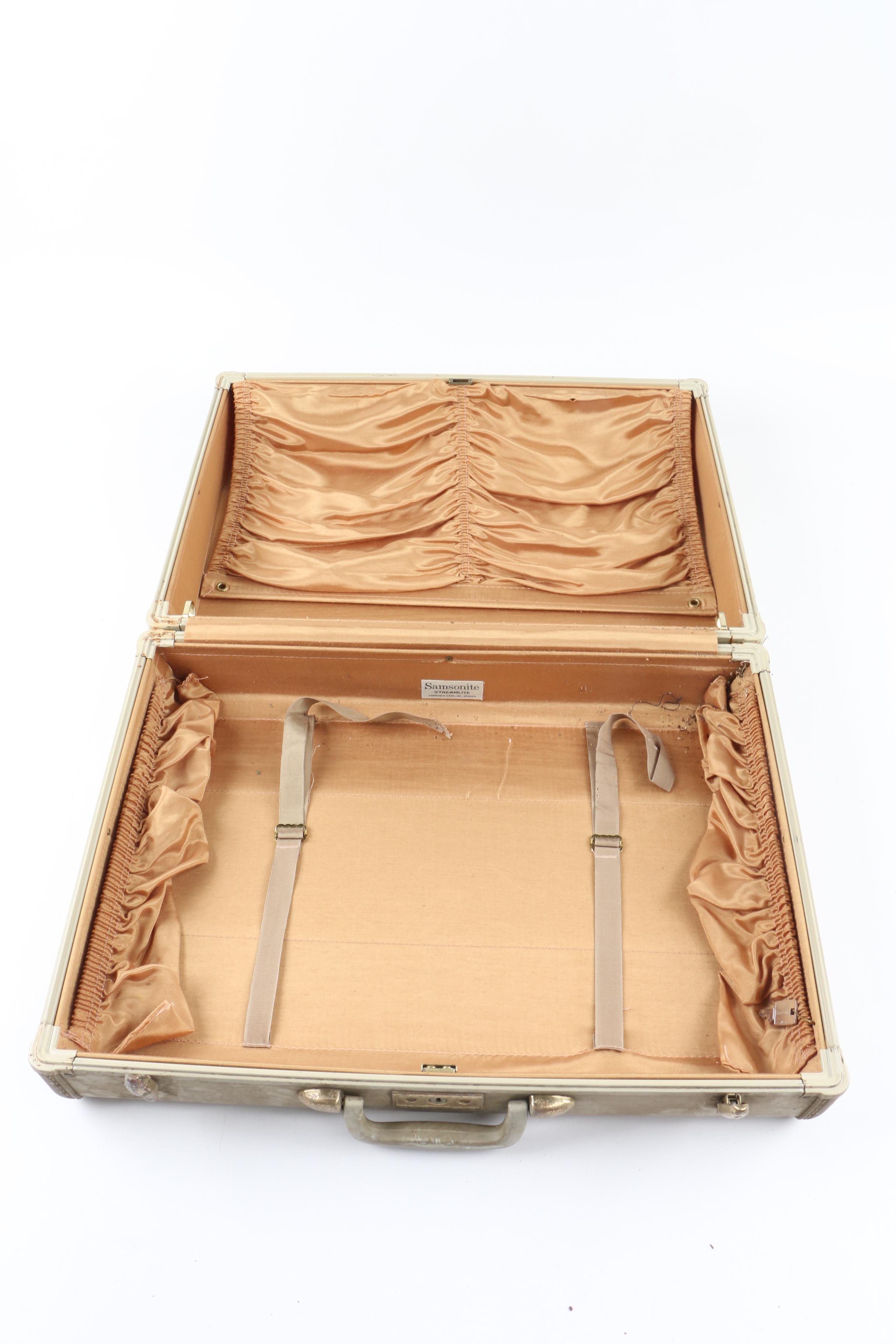 Vintage Samsonite Streamlite Suitcases