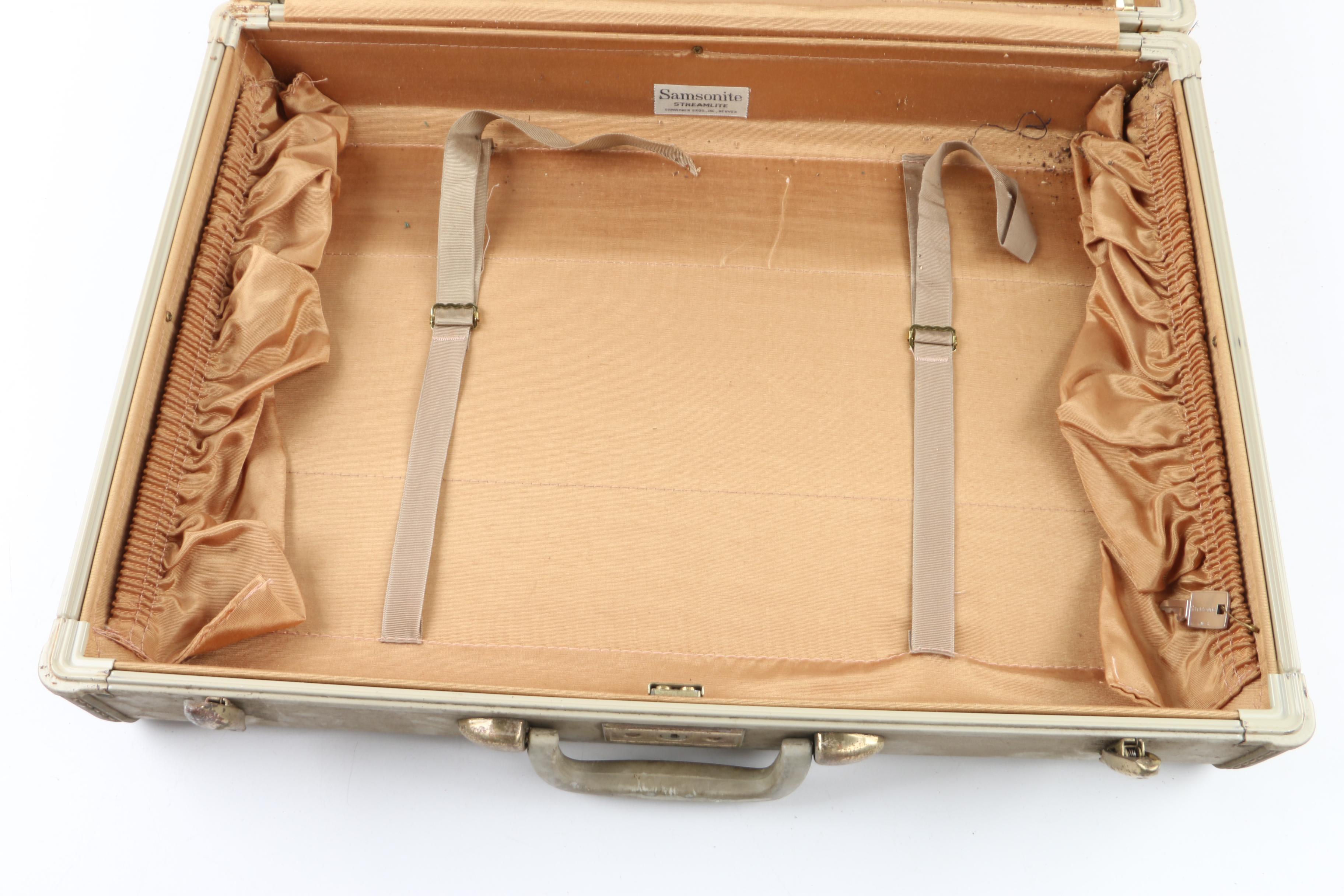 Vintage Samsonite Streamlite Suitcases