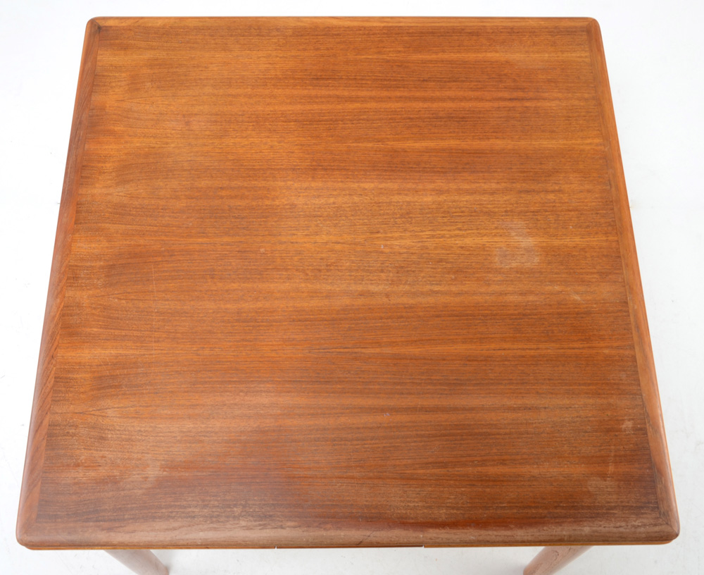 Danish Modern Teak Draw Leaf Table