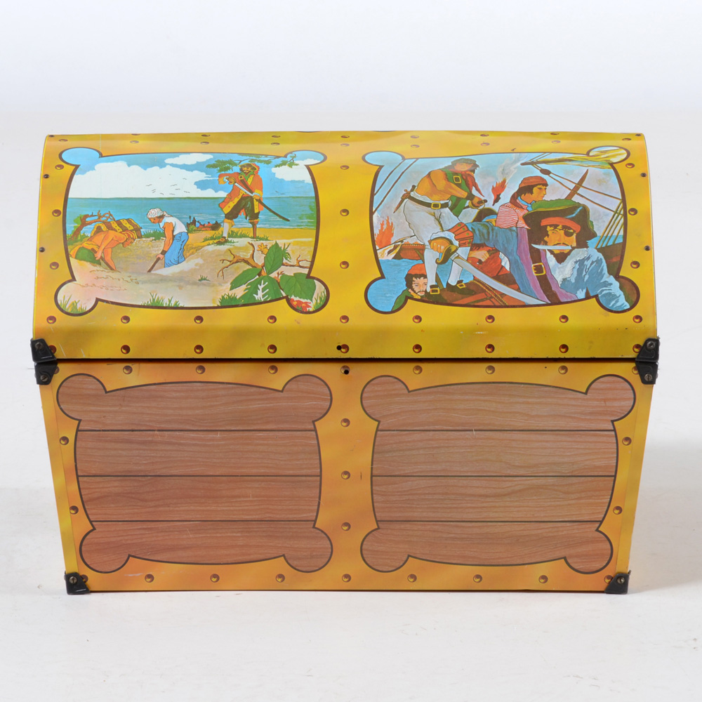 Vintage Pirate Themed Toy Box