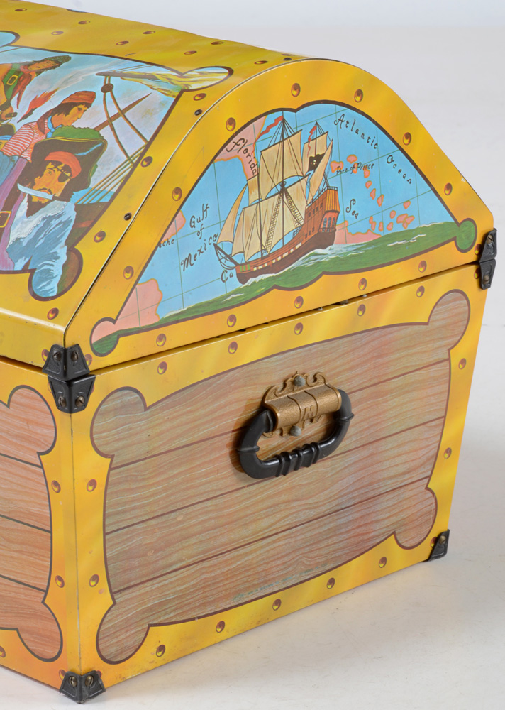 Vintage Pirate Themed Toy Box