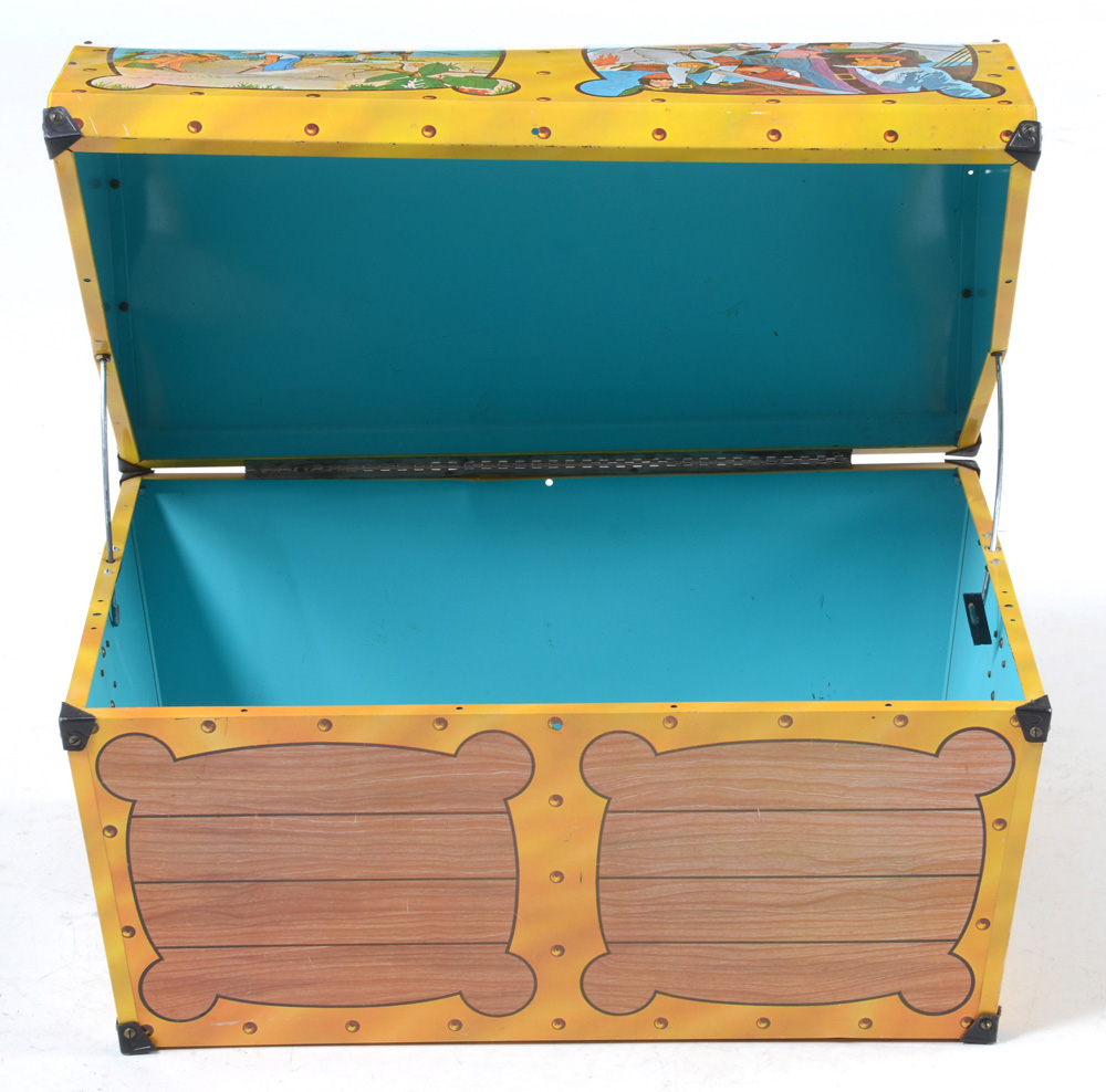Vintage Pirate Themed Toy Box