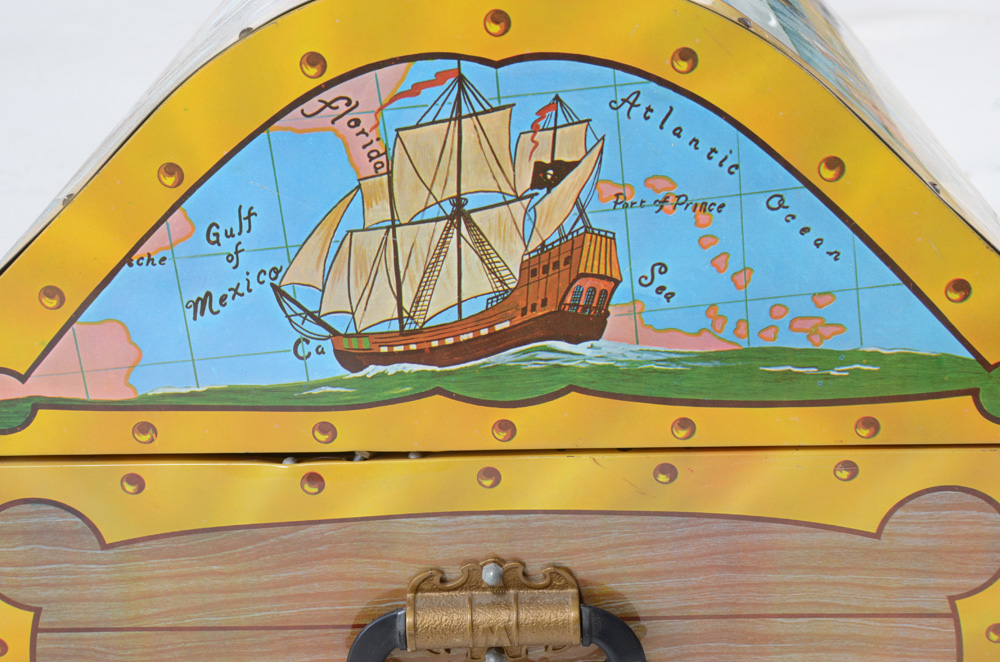 Vintage Pirate Themed Toy Box