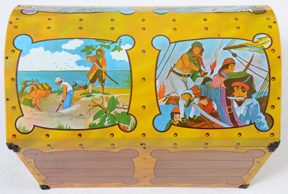 Vintage Pirate Themed Toy Box